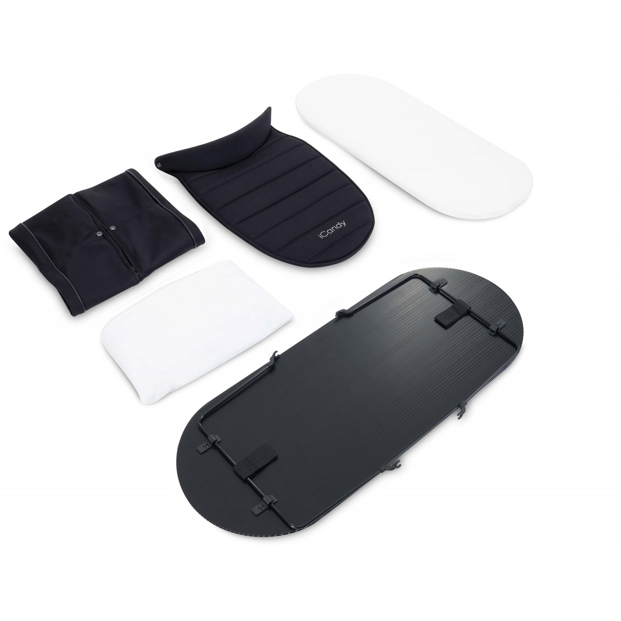 iCandy Peach Second Carrycot Fabric Black Edition