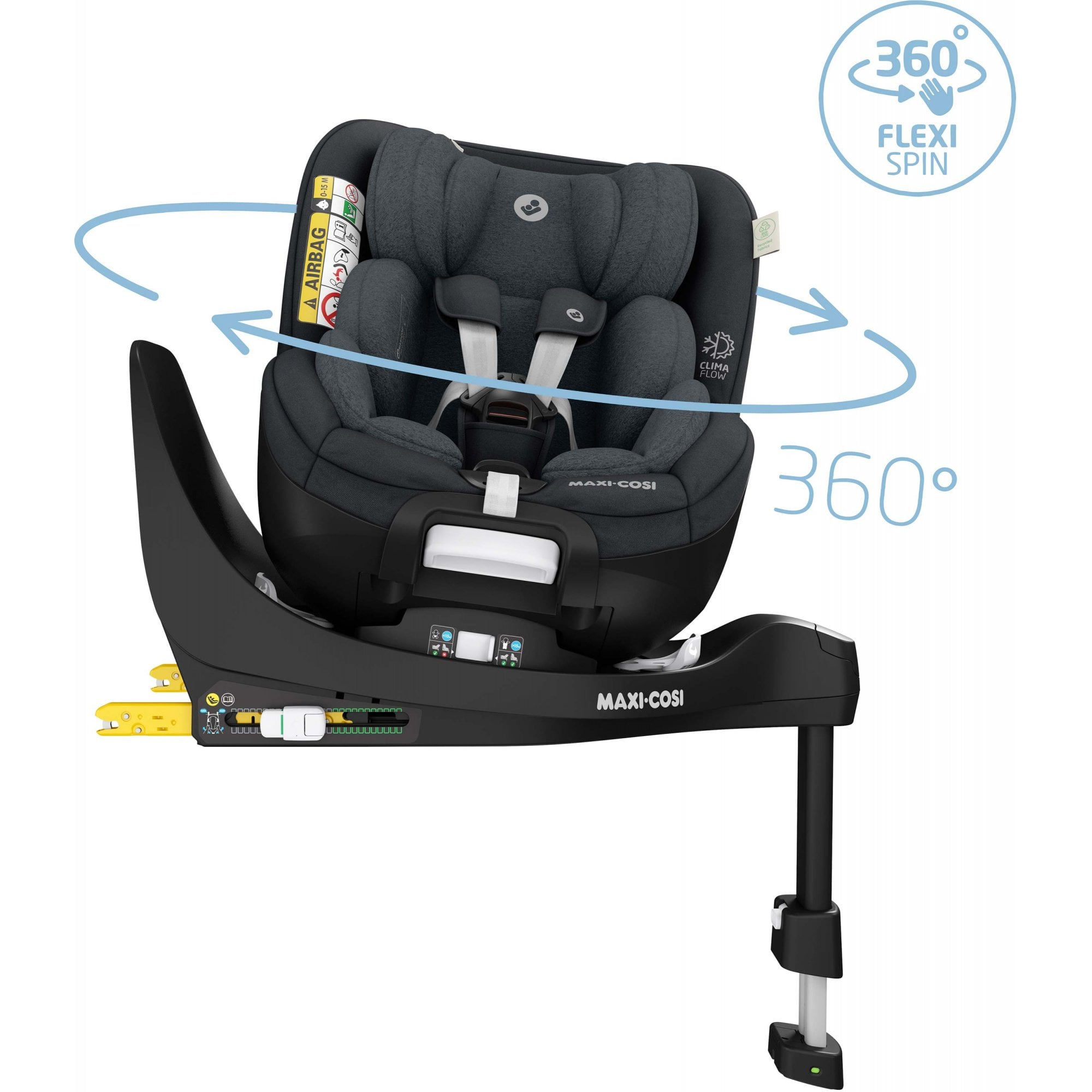 Maxi Cosi Mica Pro Eco i-Size Car Seat Authentic Graphite