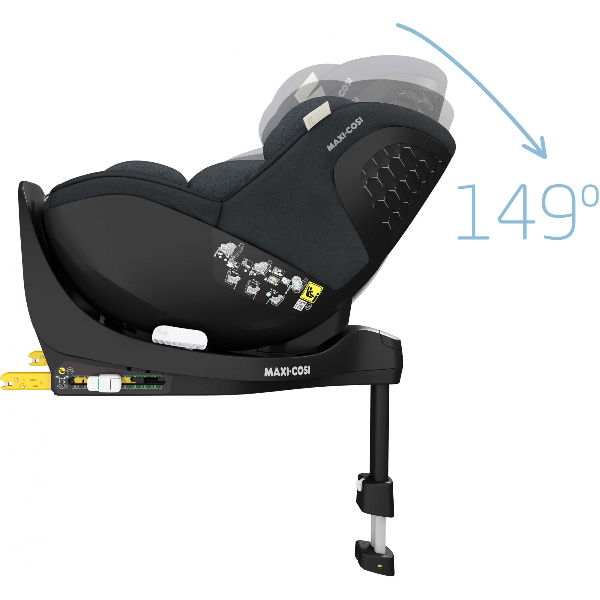 Maxi Cosi Mica Pro Eco i-Size Car Seat Authentic Graphite