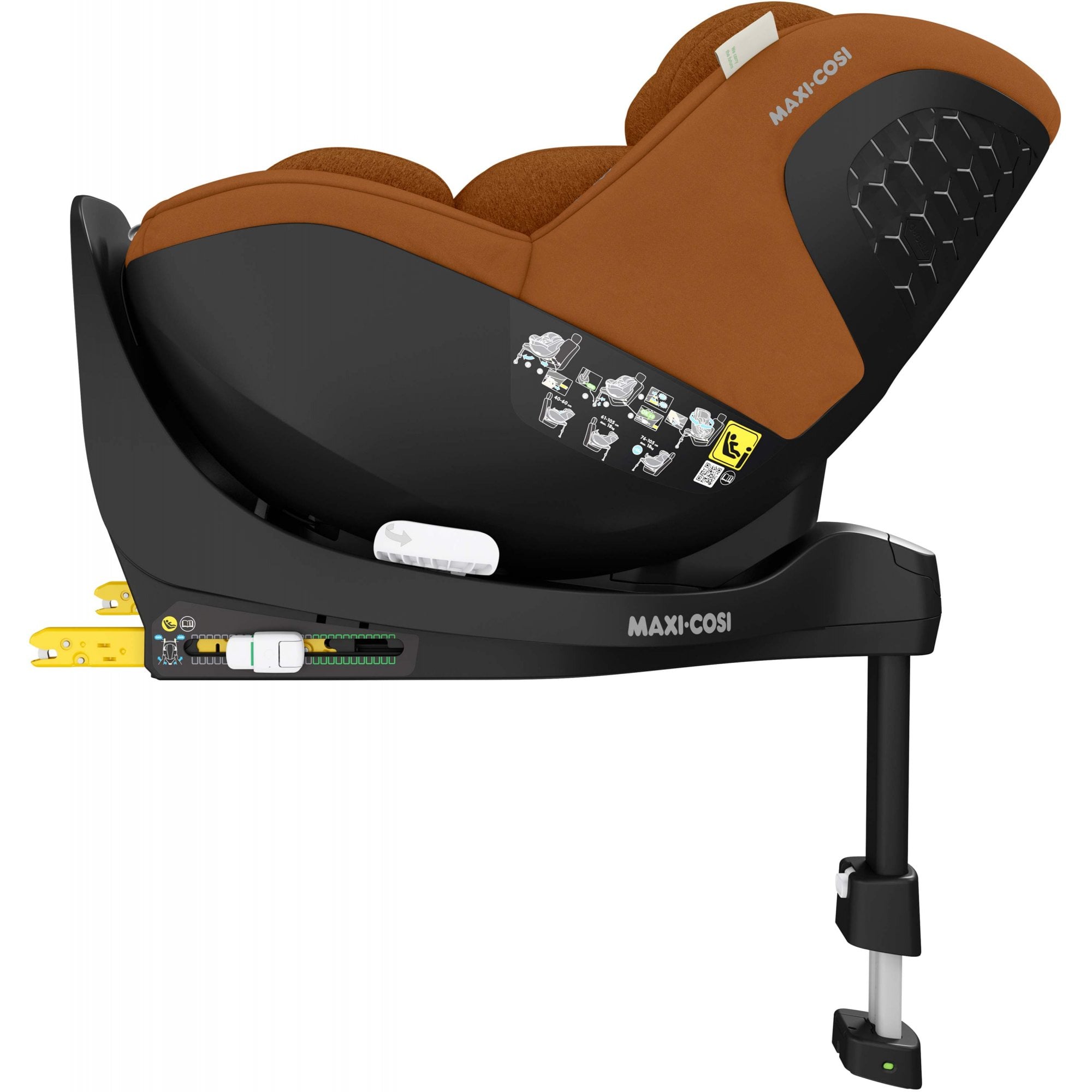 Maxi Cosi Mica Pro Eco i-Size Car Seat Authentic Cognac