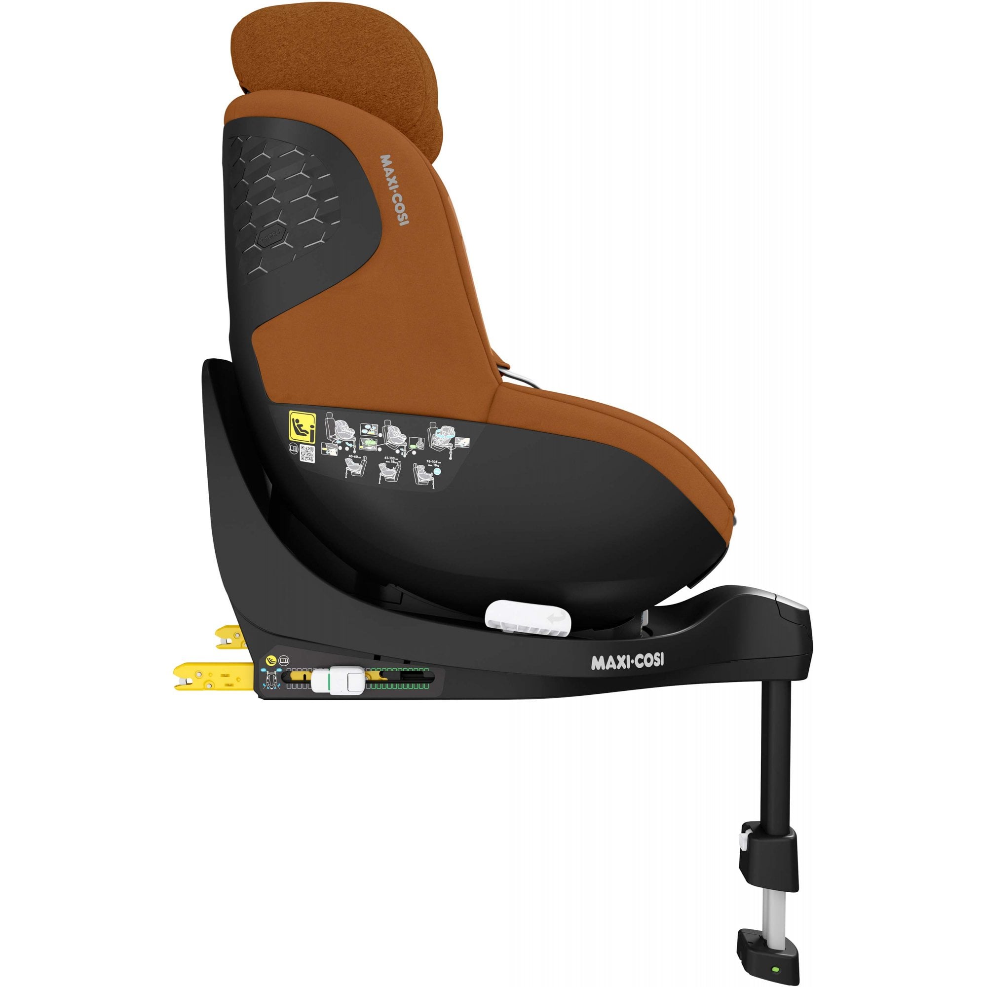 Maxi Cosi Mica Pro Eco i-Size Car Seat Authentic Cognac