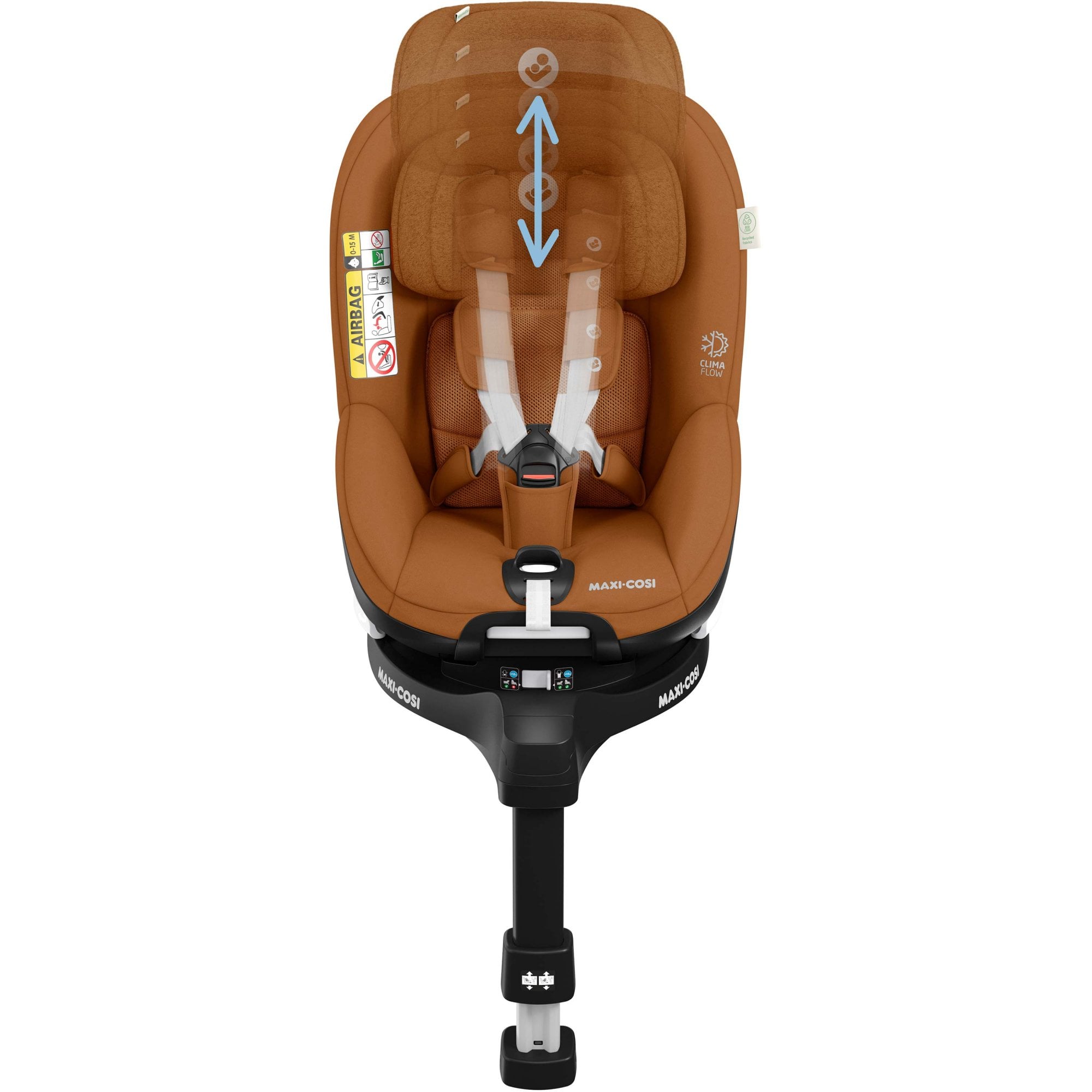 Maxi Cosi Mica Pro Eco i-Size Car Seat Authentic Cognac