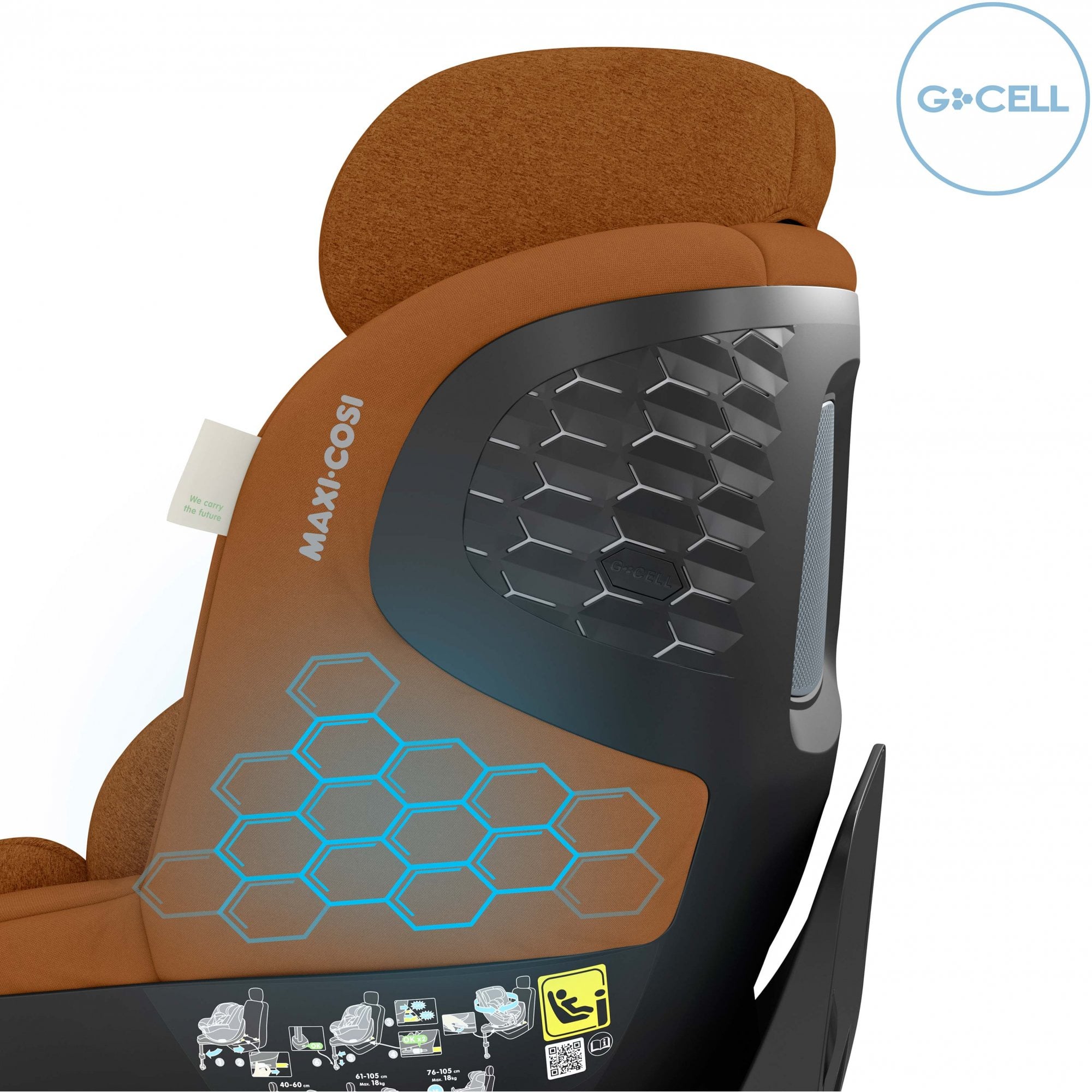 Maxi Cosi Mica Pro Eco i-Size Car Seat Authentic Cognac