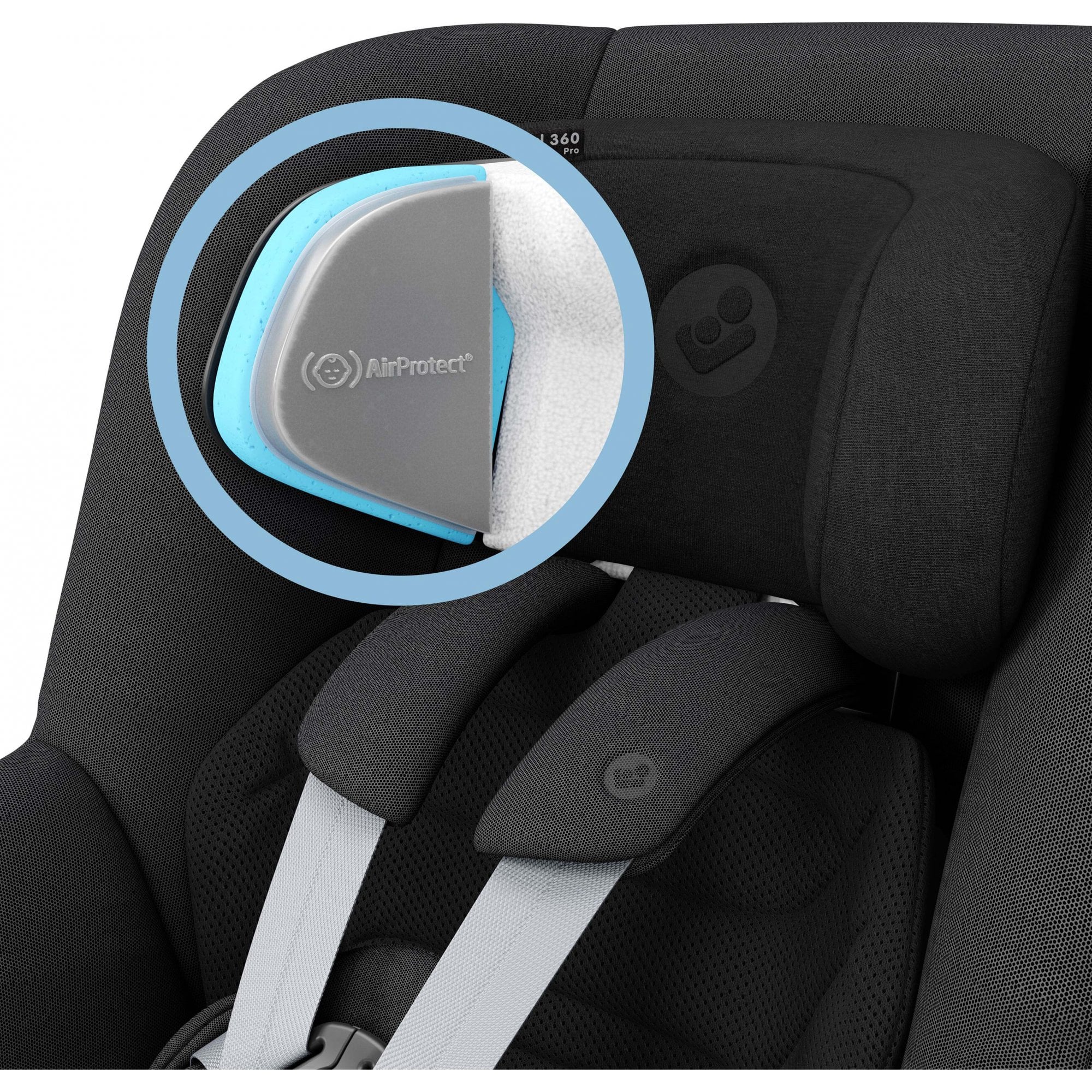 Maxi Cosi Pearl 360 Pro i-Size Toddler Car Seat Authentic Black