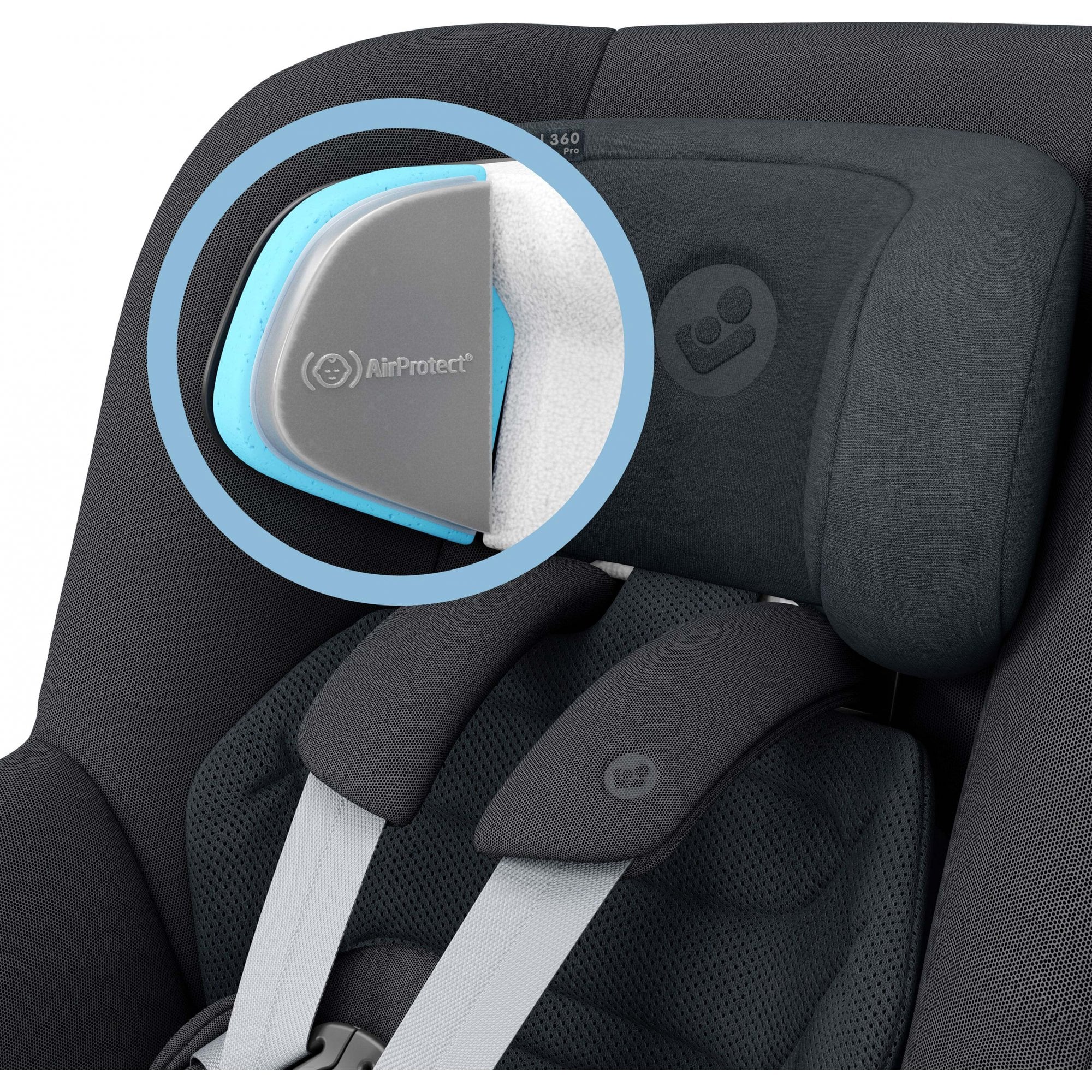 Maxi Cosi Pearl 360 Pro i-Size Toddler Car Seat Authentic Graphite