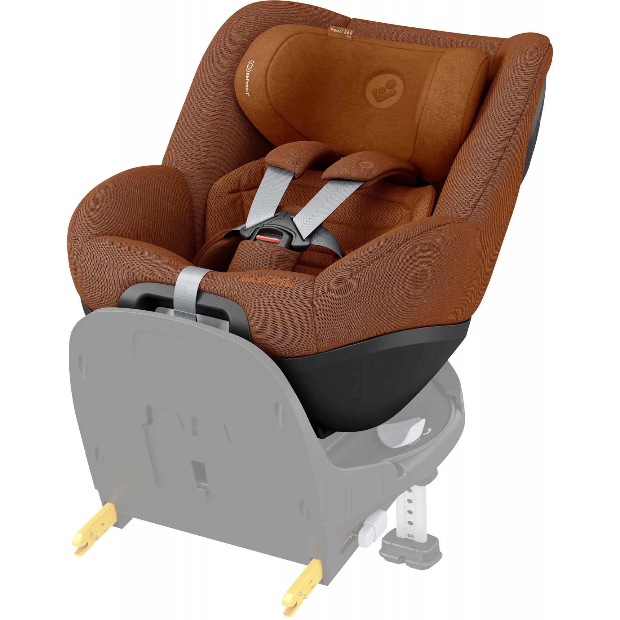 Maxi Cosi Pearl 360 Pro i-Size Toddler Car Seat Authentic Cognac