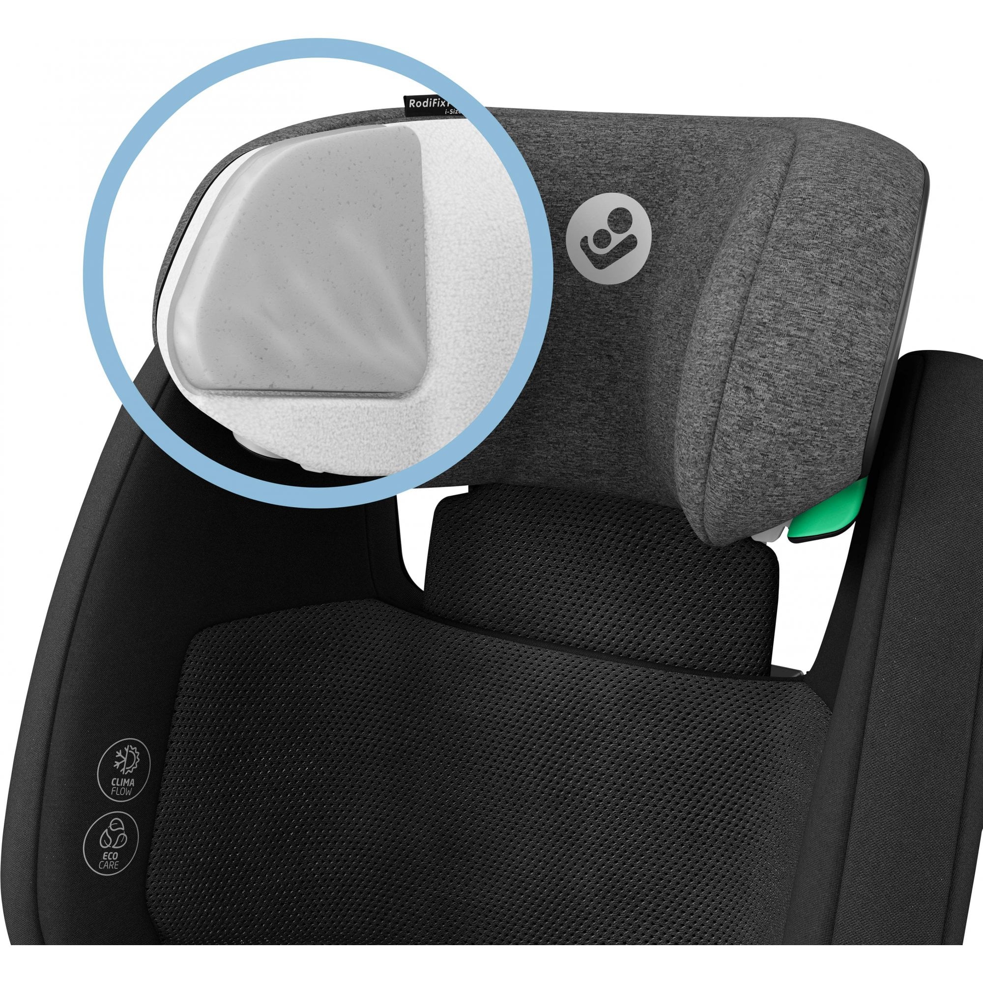 Maxi Cosi RodiFix Pro i-Size Car Seat Authentic Black