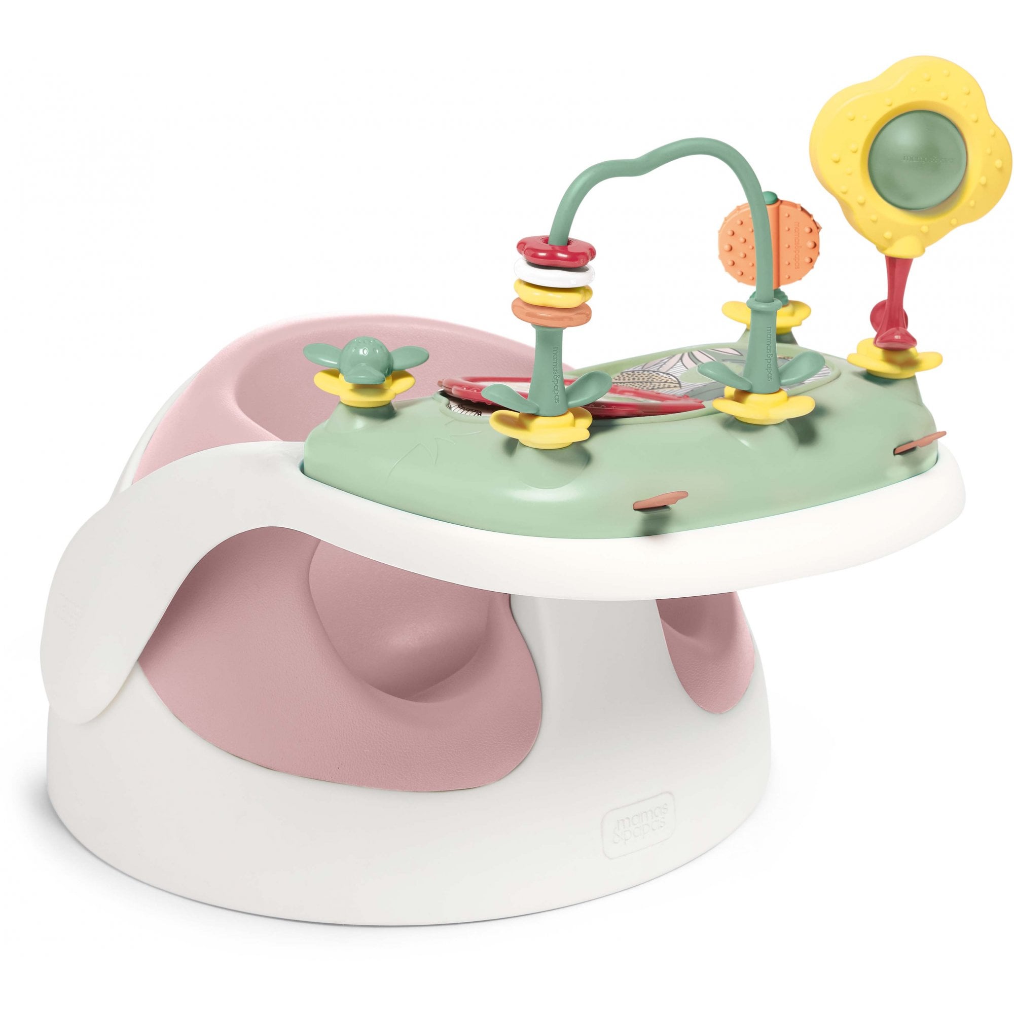 Mamas & Papas Baby Snug Floor Seat and Activity Tray - Blossom