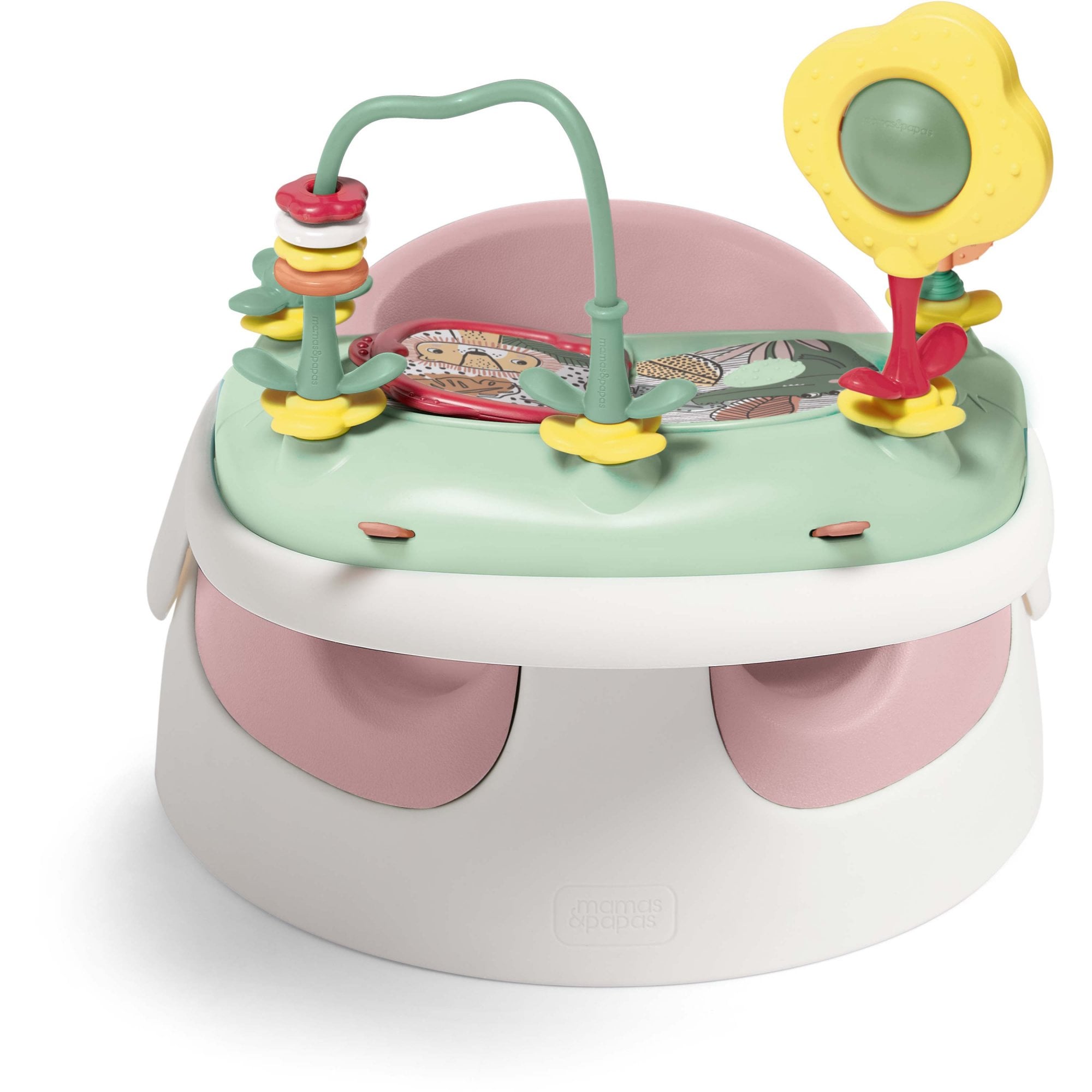 Mamas & Papas Baby Snug Floor Seat and Activity Tray - Blossom