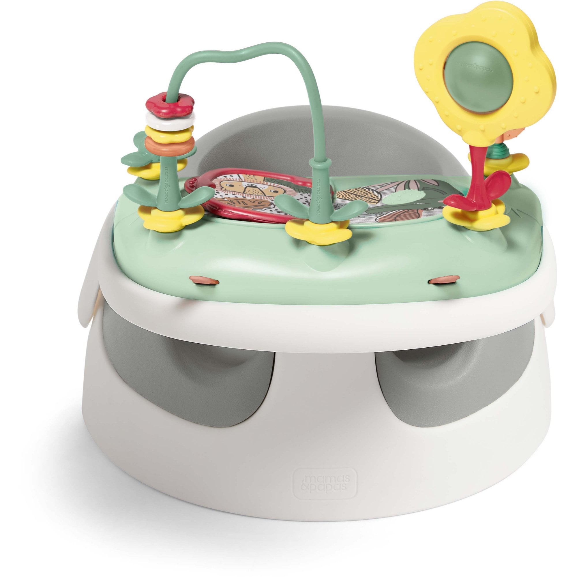 Mamas & Papas Baby Snug Floor Seat and Activity Tray - Pebble Grey