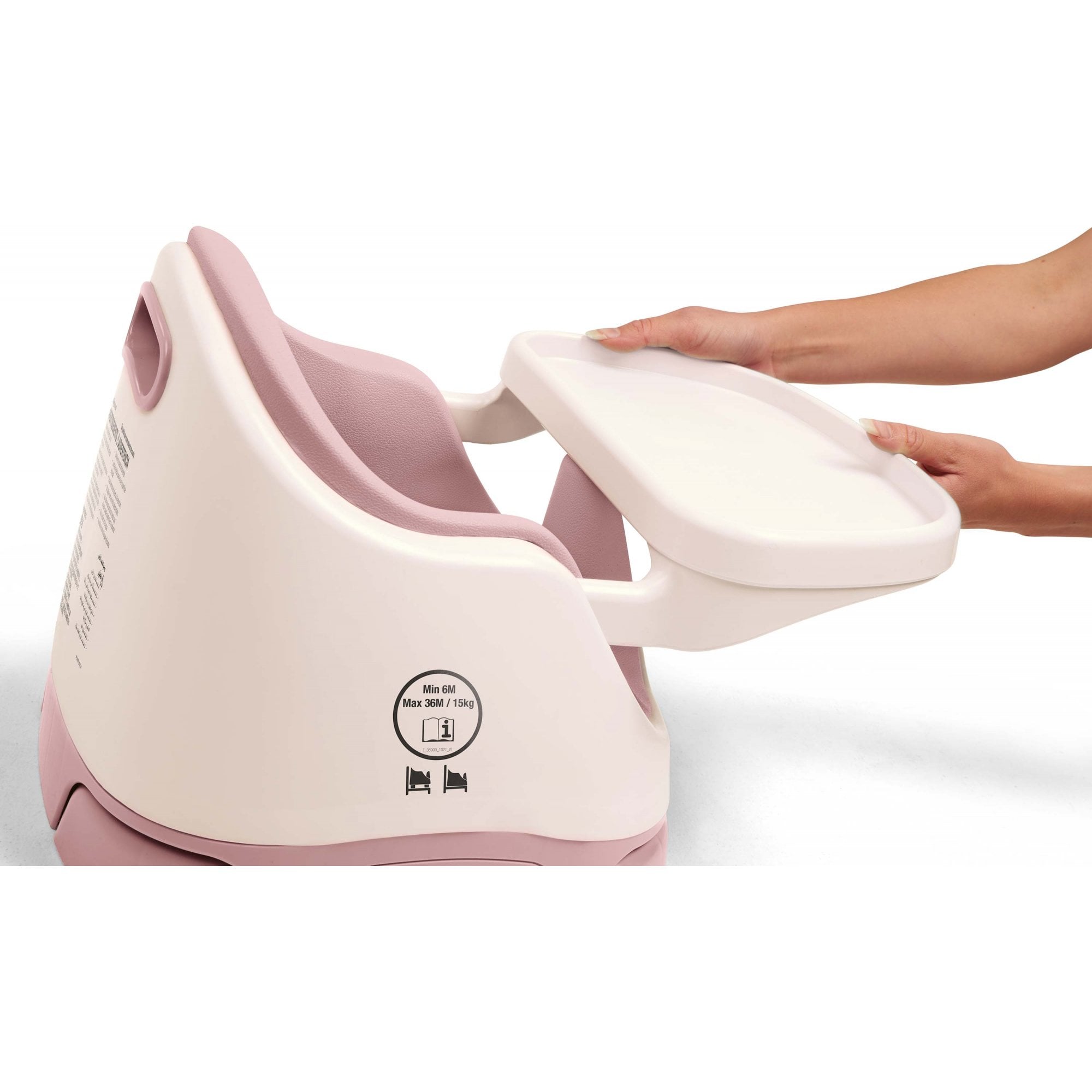 Mamas & Papas Bug 3-in-1 Floor & Booster Seat with Activity Tray - Blossom