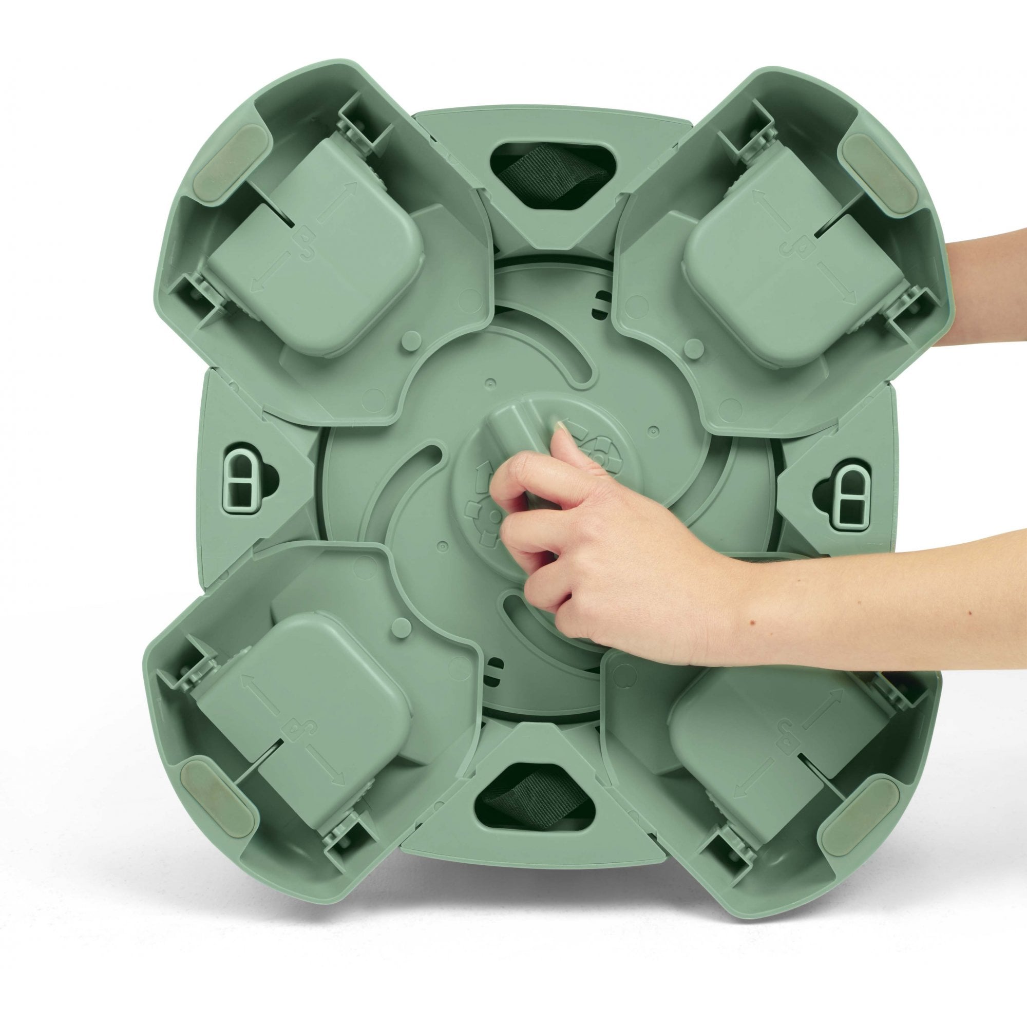 Mamas & Papas Bug 3-in-1 Floor & Booster Seat with Activity Tray - Eucalyptus