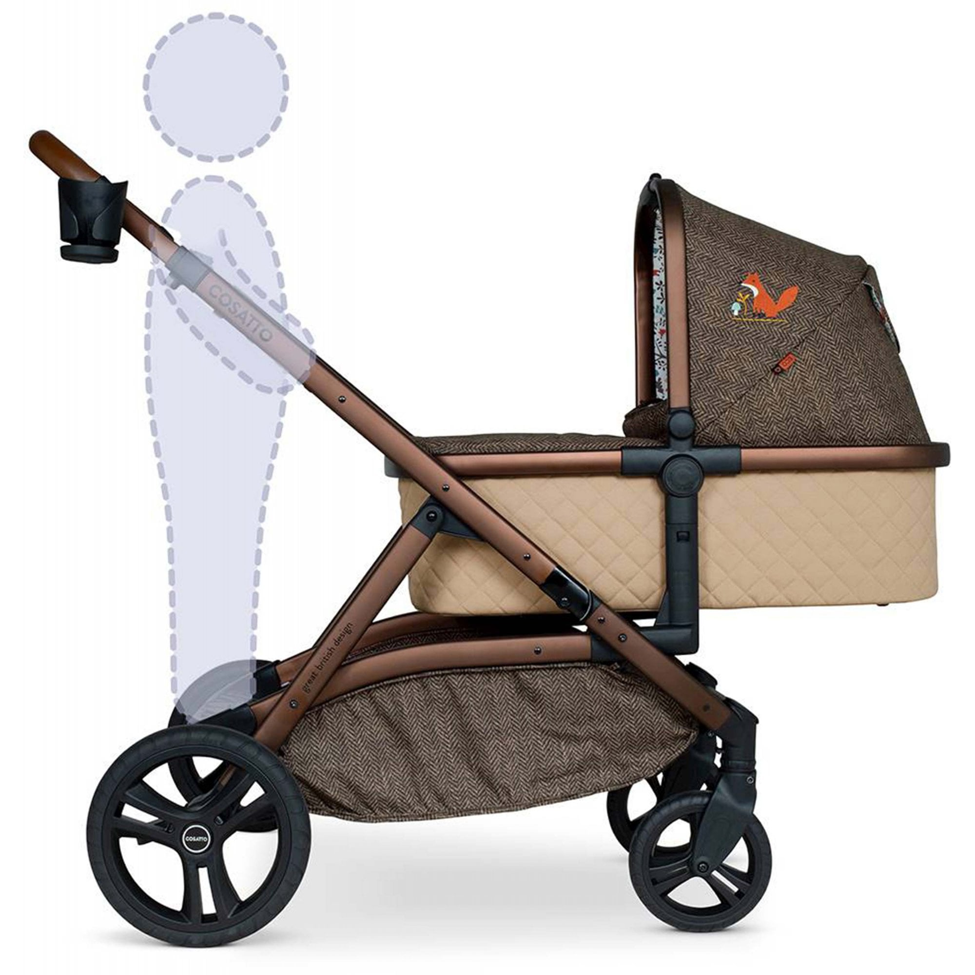 Cosatto Wow XL 3in1 Pram & Pushchair Foxford Hall