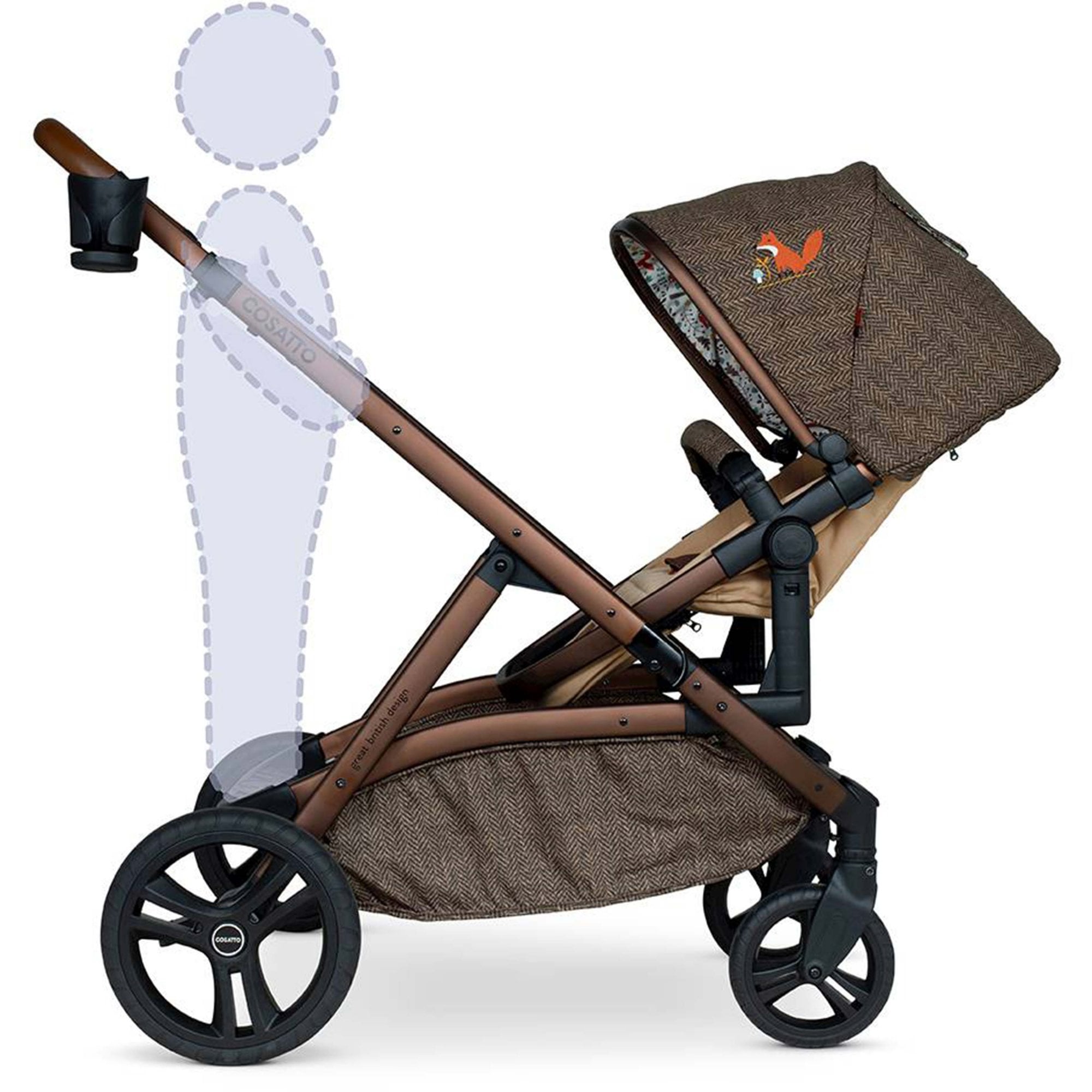 Cosatto Wow XL 3in1 Pram & Pushchair Foxford Hall