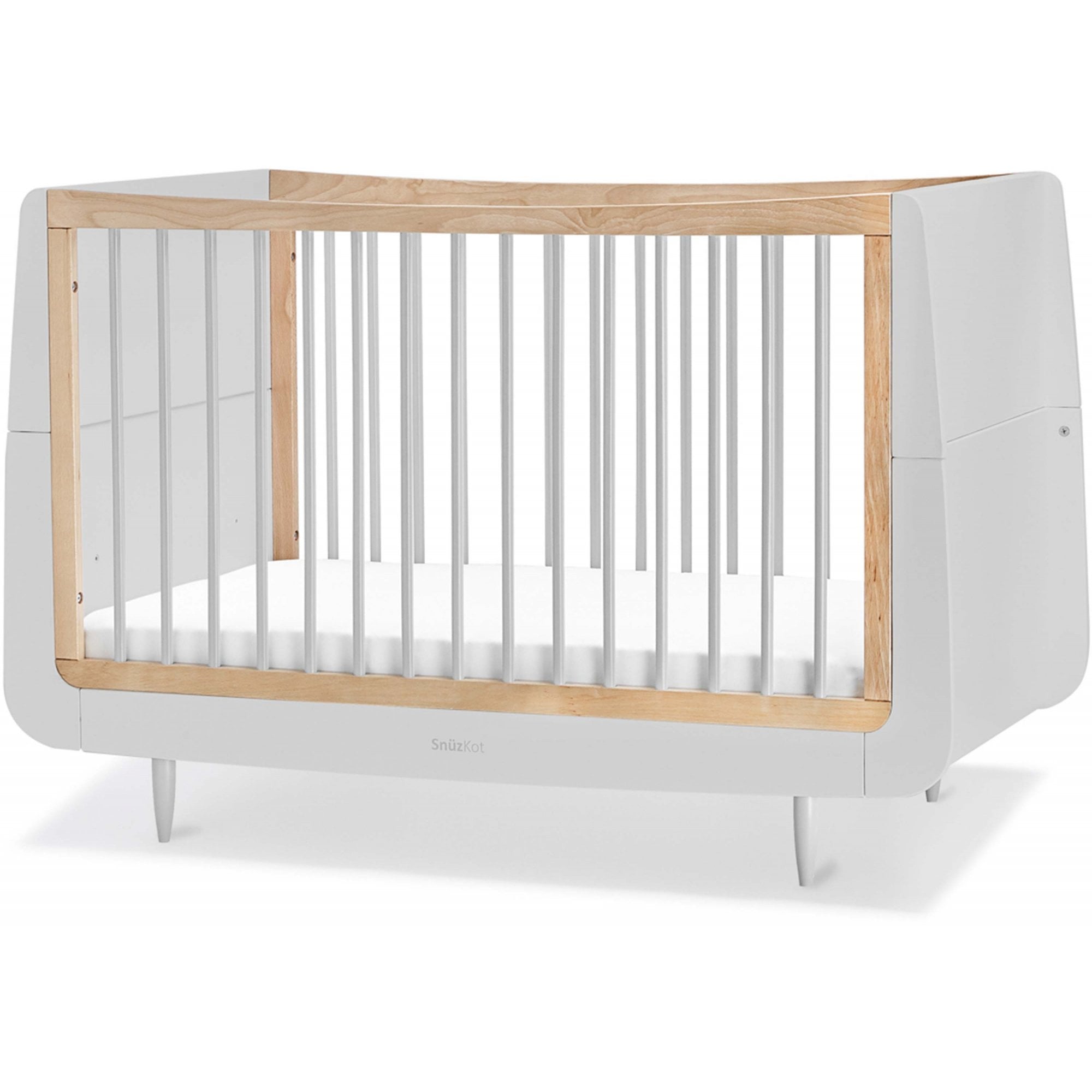 Snuz Snuzkot Skandi Cot Bed Haze Grey / Grey
