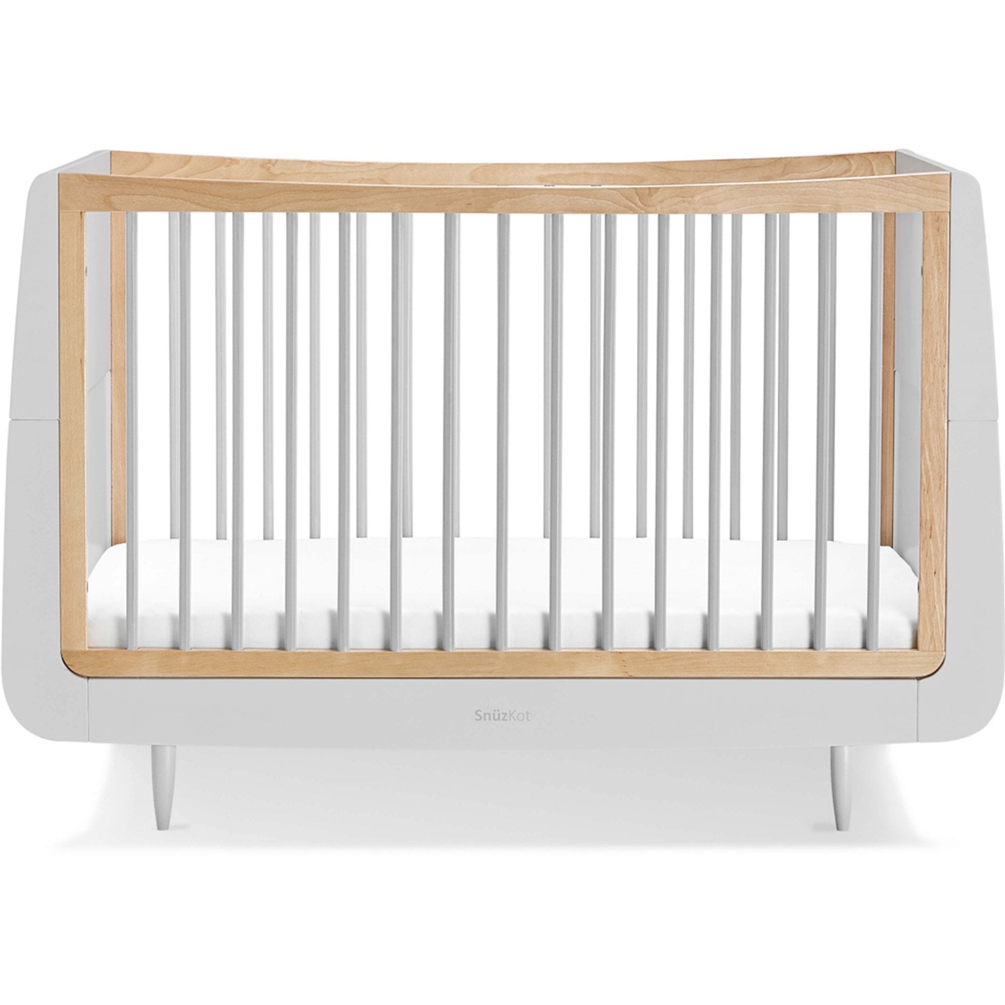 Snuz Snuzkot Skandi Cot Bed Haze Grey / Grey