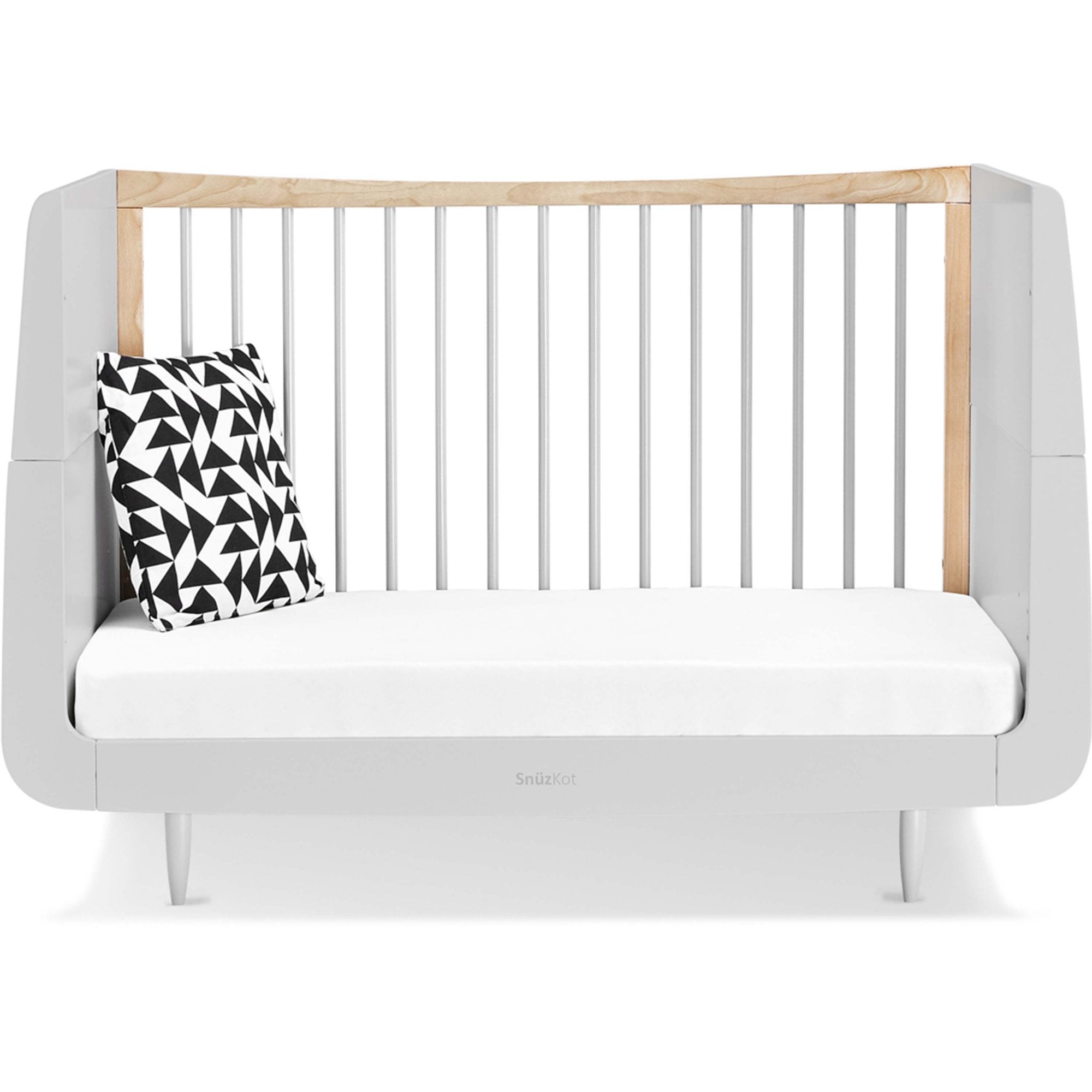 Snuz Snuzkot Skandi Cot Bed Haze Grey / Grey