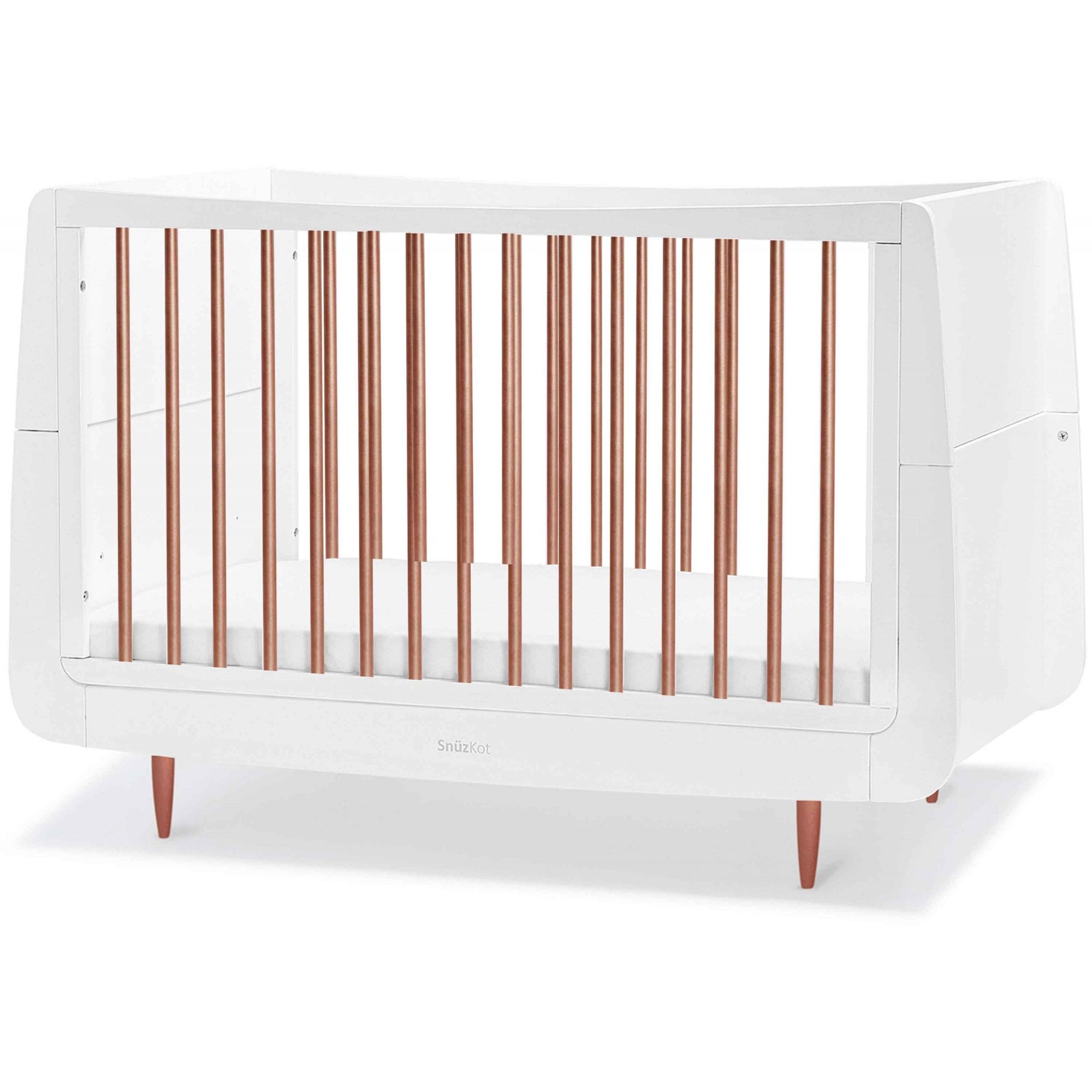 Snuz Snuzkot Skandi Cot Bed Rose Gold
