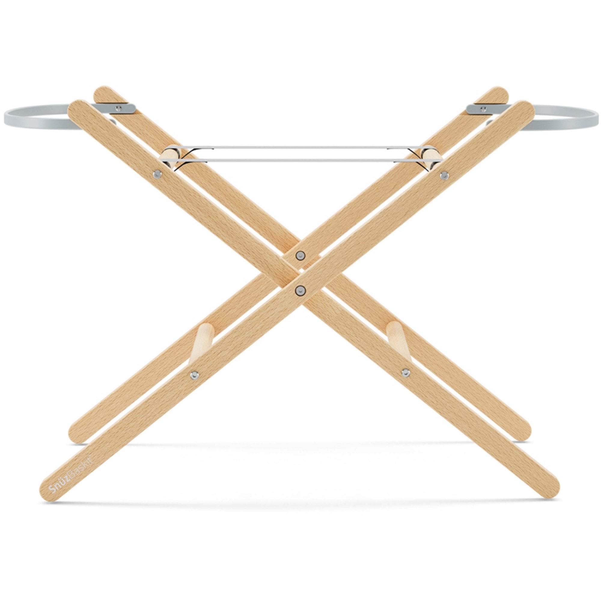 SNUZ SnuzBaskit Light Grey & Natural Stand