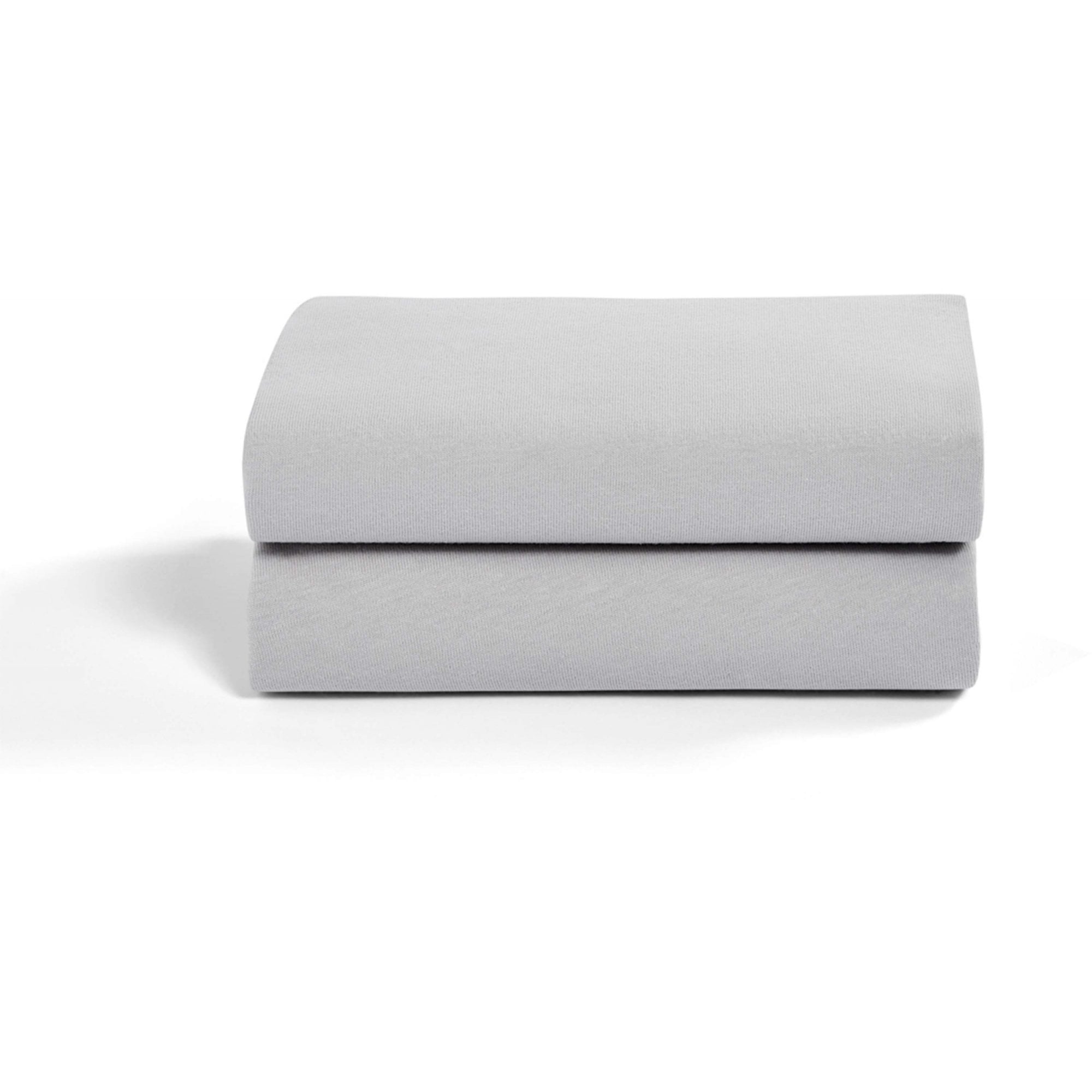 Snuz Moses & Pram Fitted Sheets 2 Pack Grey