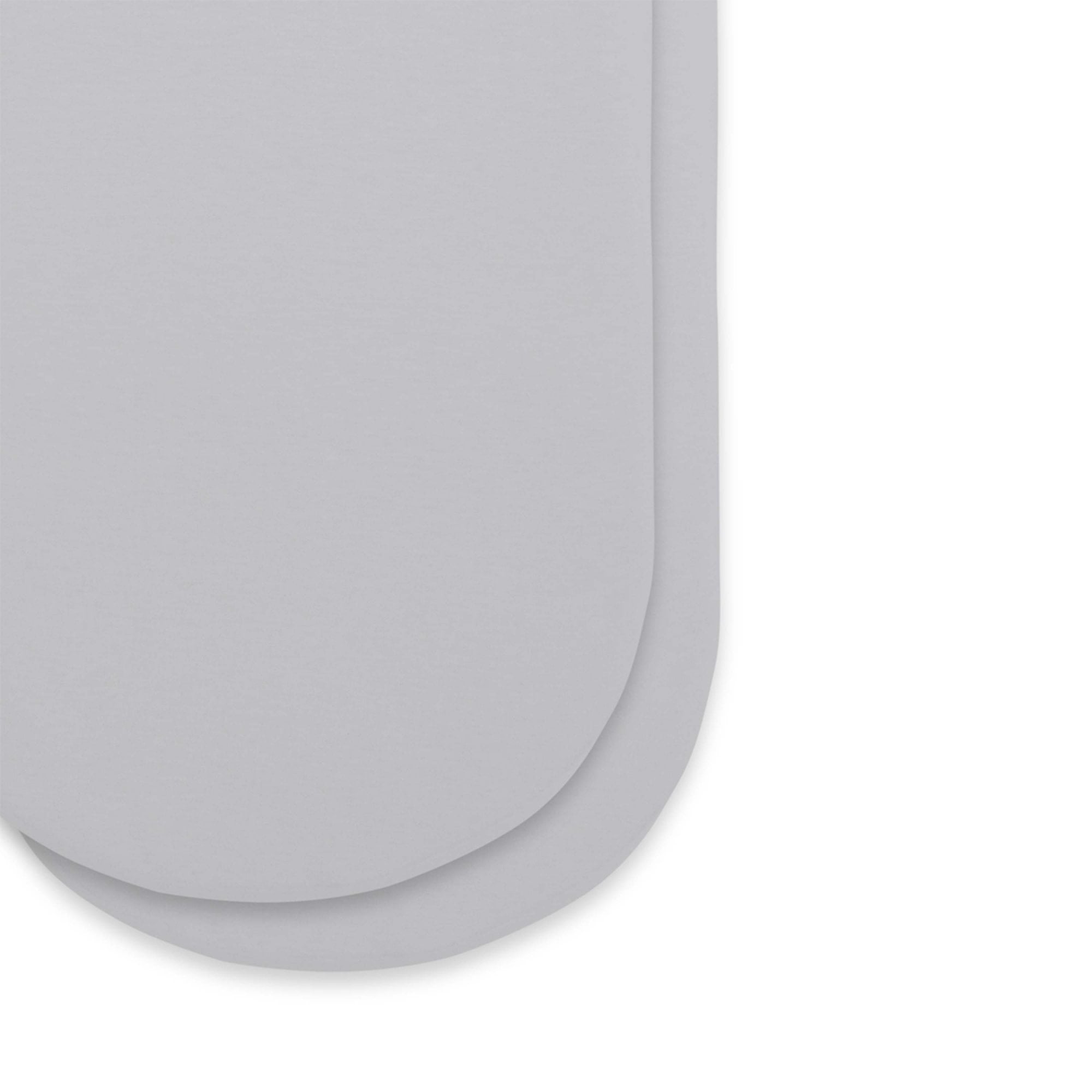 Snuz Moses & Pram Fitted Sheets 2 Pack Grey