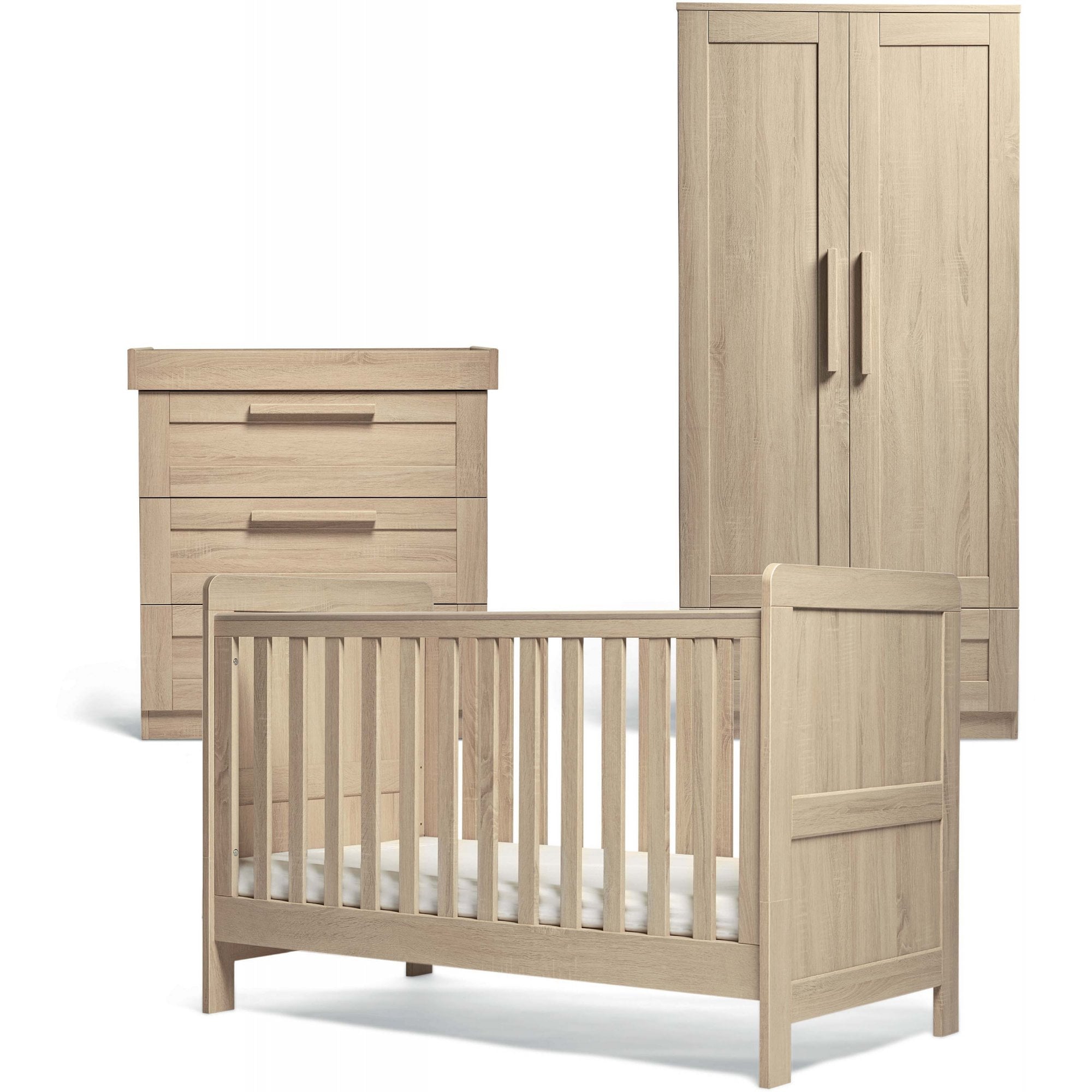 Mamas & Papas Atlas Nursery Furniture Set Light Oak