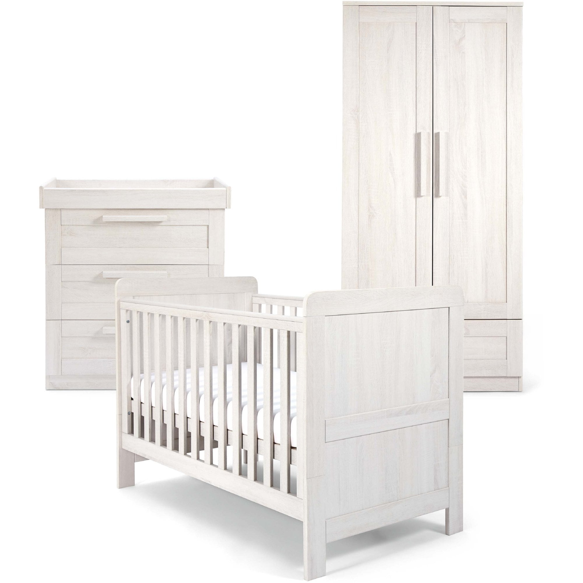 Mamas & Papas Atlas Nursery Furniture Set Nimbus White