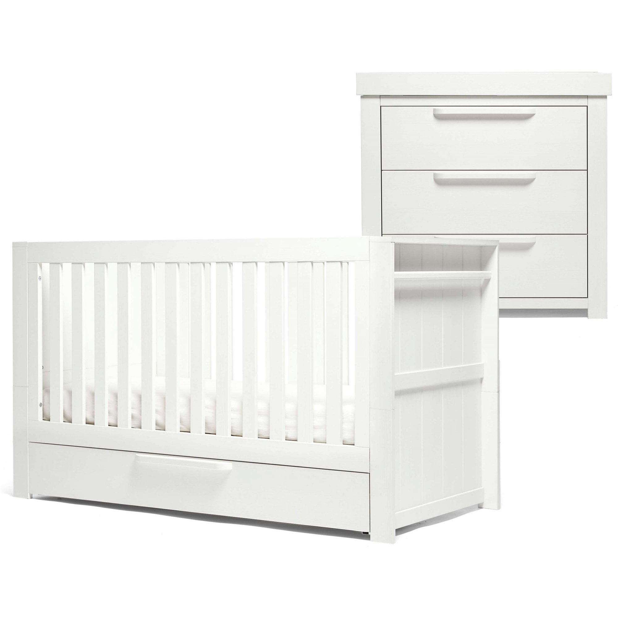 Mamas & Papas Franklin 2 Piece Nursery Furniture Set White Wash