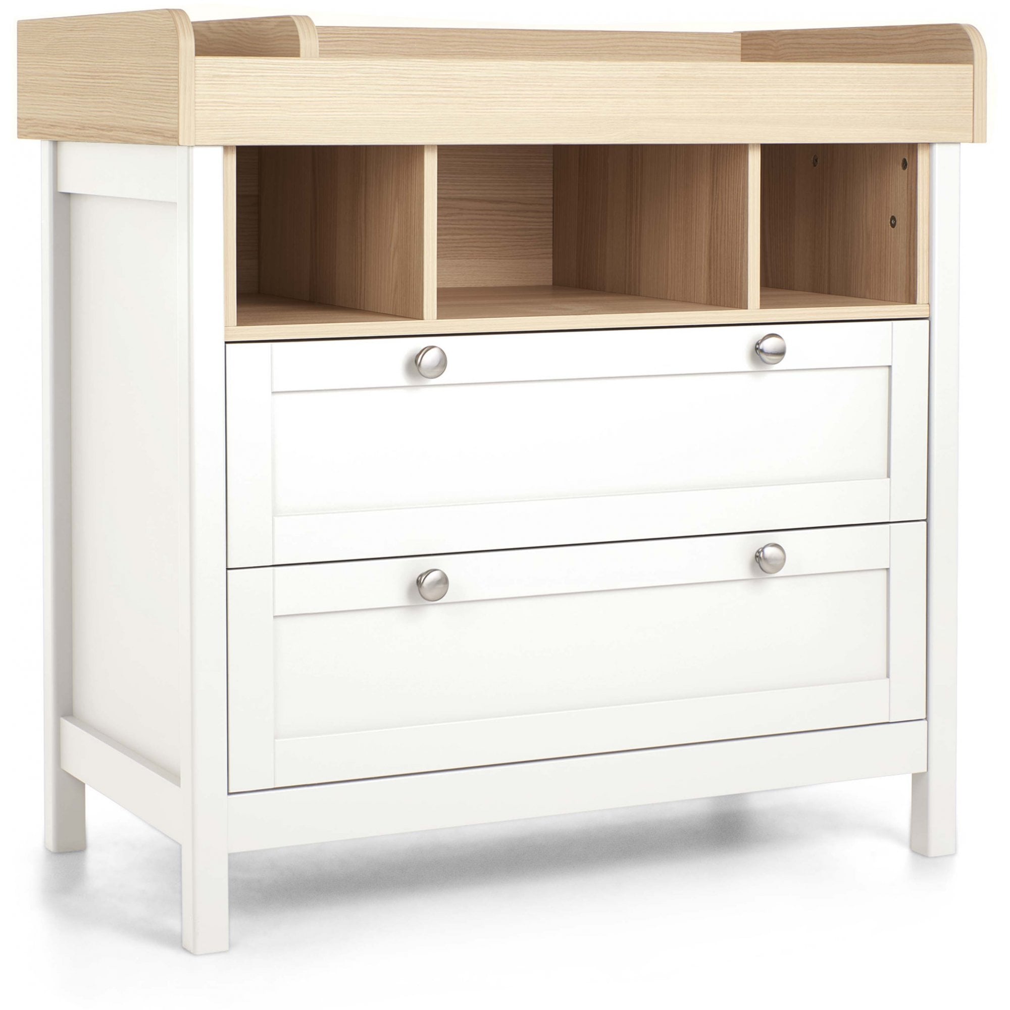 Mamas & Papas Harwell 2 Piece Nursery Furniture Set White/Natural