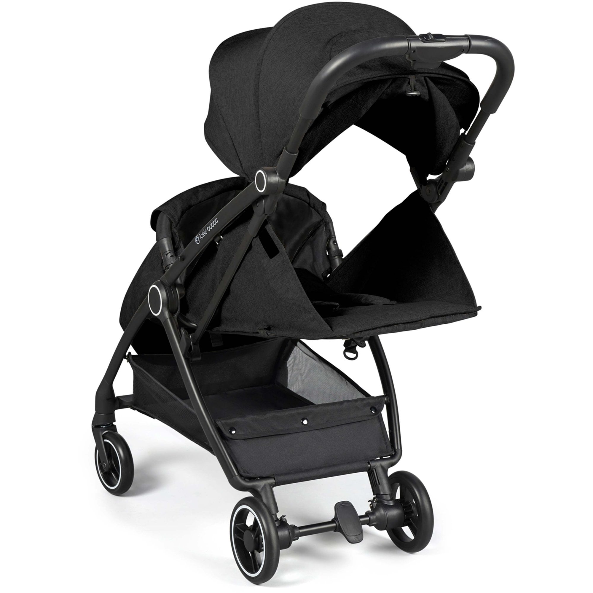 Ickle Bubba Aries Max Auto-Fold Stroller Black