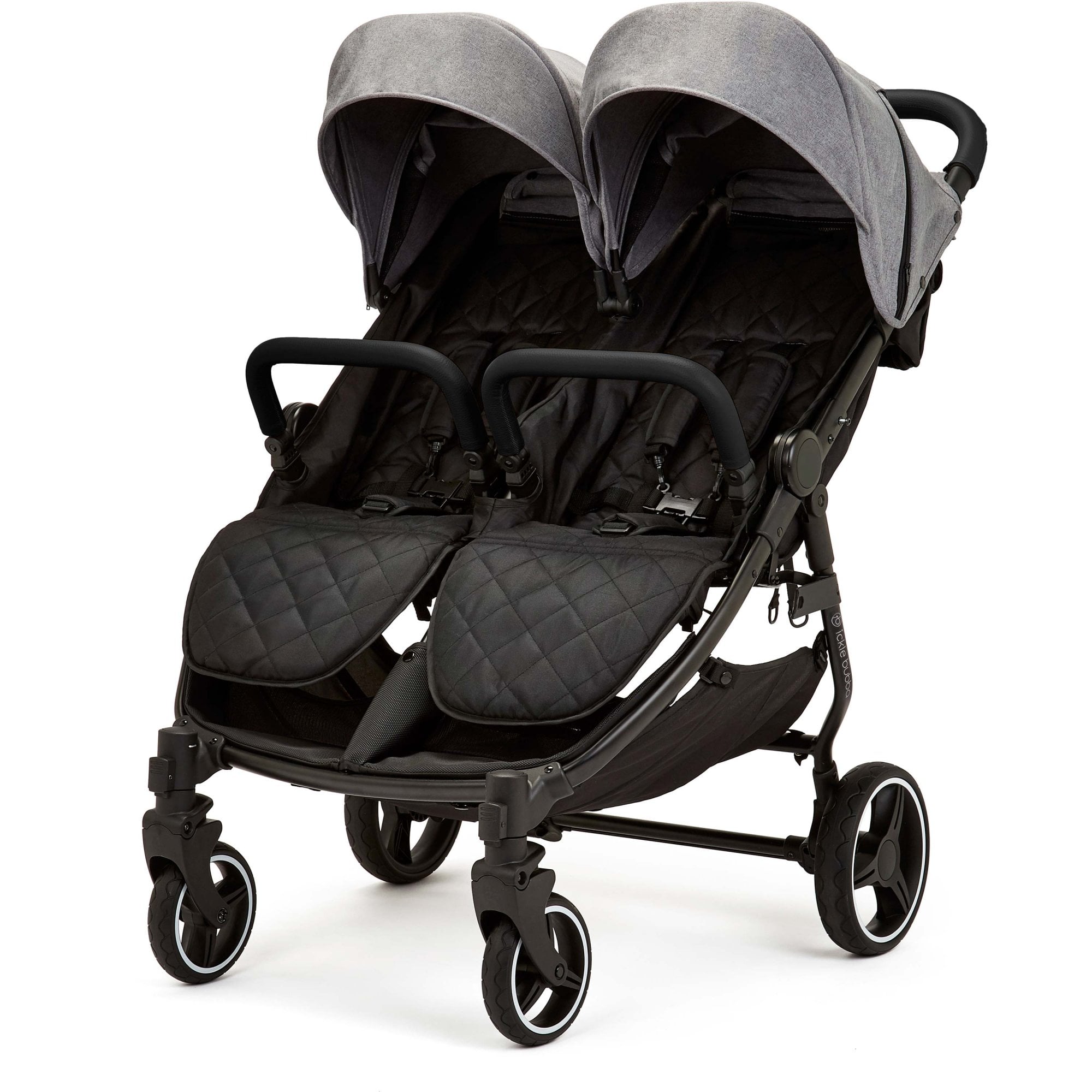 Ickle Bubba Venus Double Stroller Space Grey