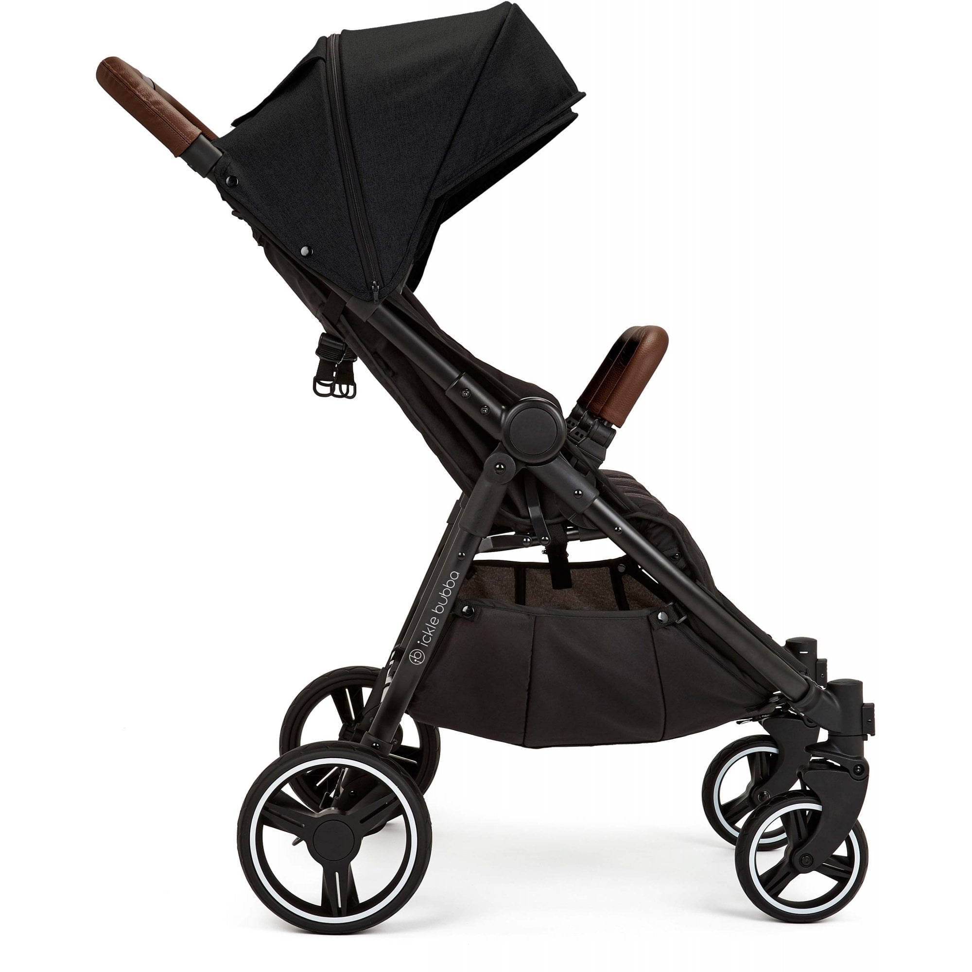 Ickle Bubba Venus Prime Twin Stroller Black