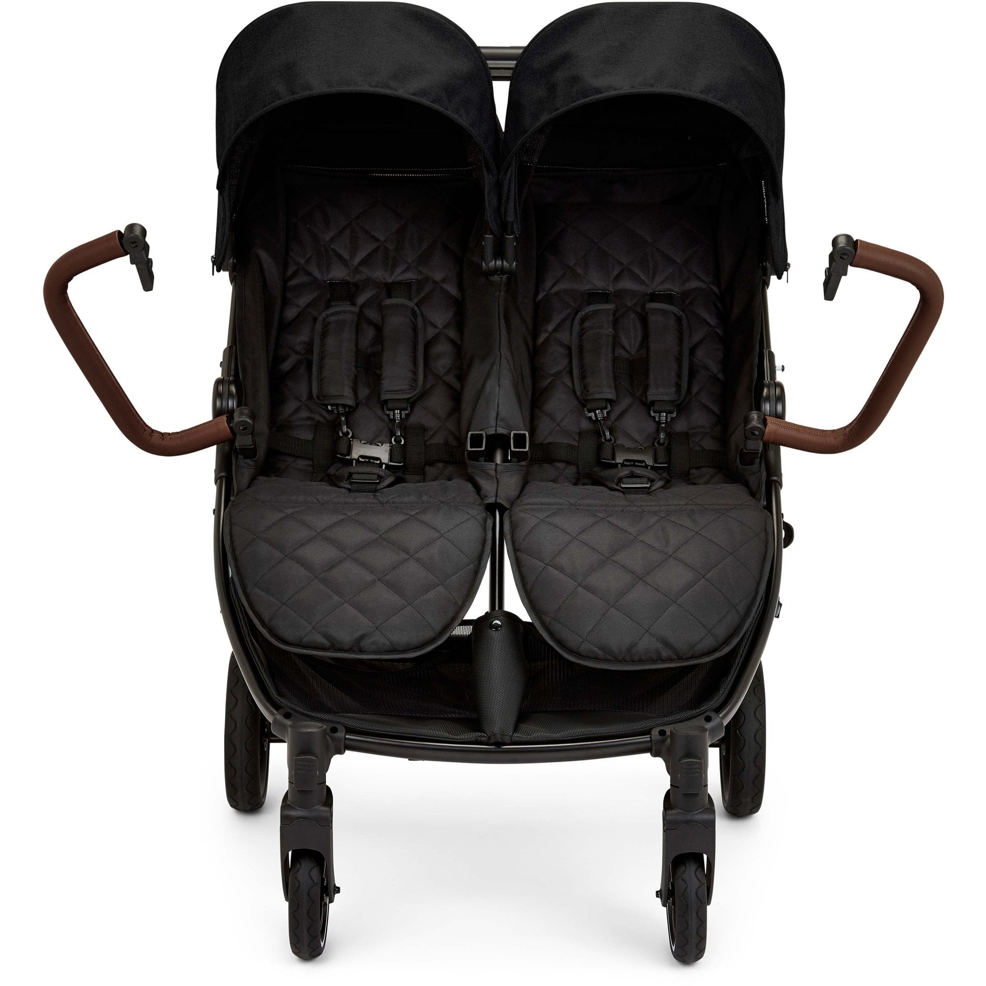 Ickle Bubba Venus Prime Twin Stroller Black