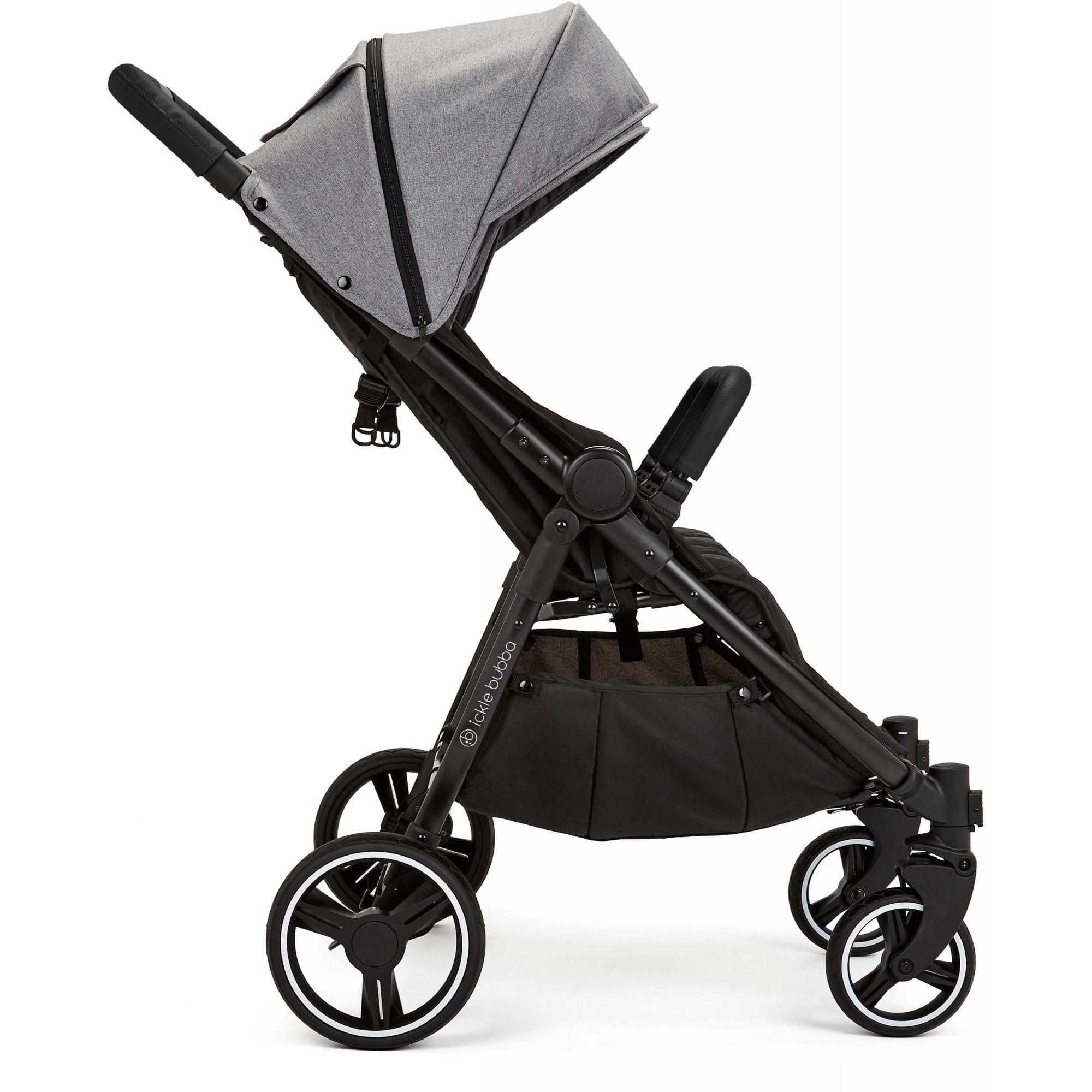 Ickle Bubba Venus Prime Twin Stroller Space Grey