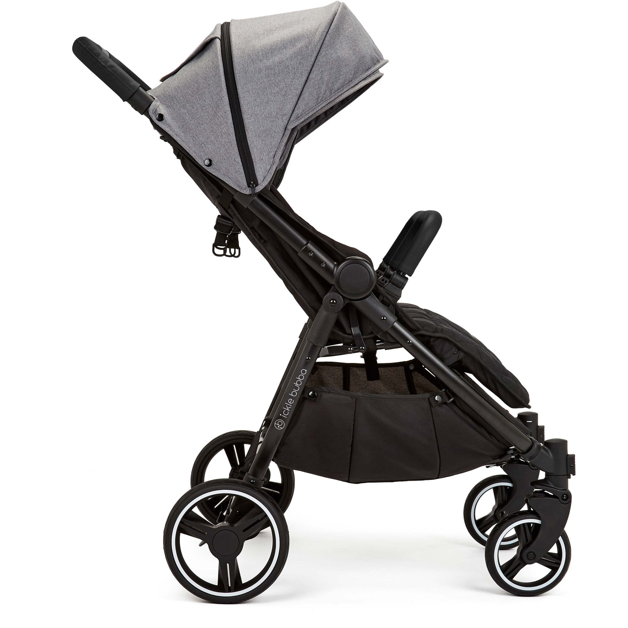 Ickle Bubba Venus Prime Twin Stroller Space Grey