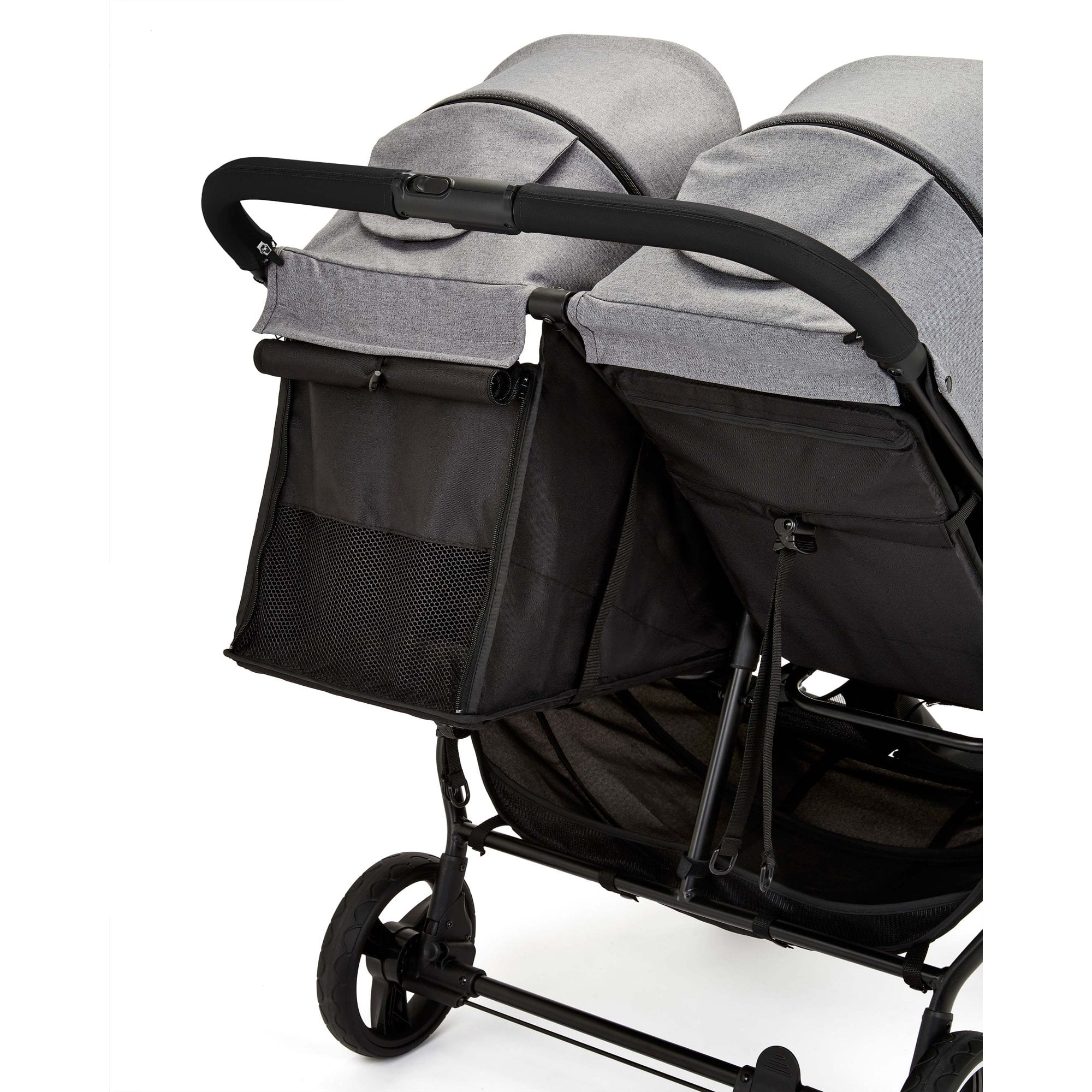 Ickle Bubba Venus Prime Twin Stroller Space Grey