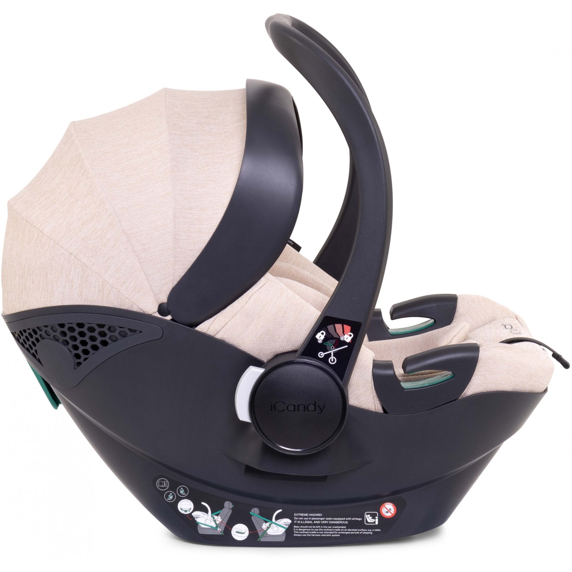iCandy Cocoon Car Seat & Isofix Base Latte