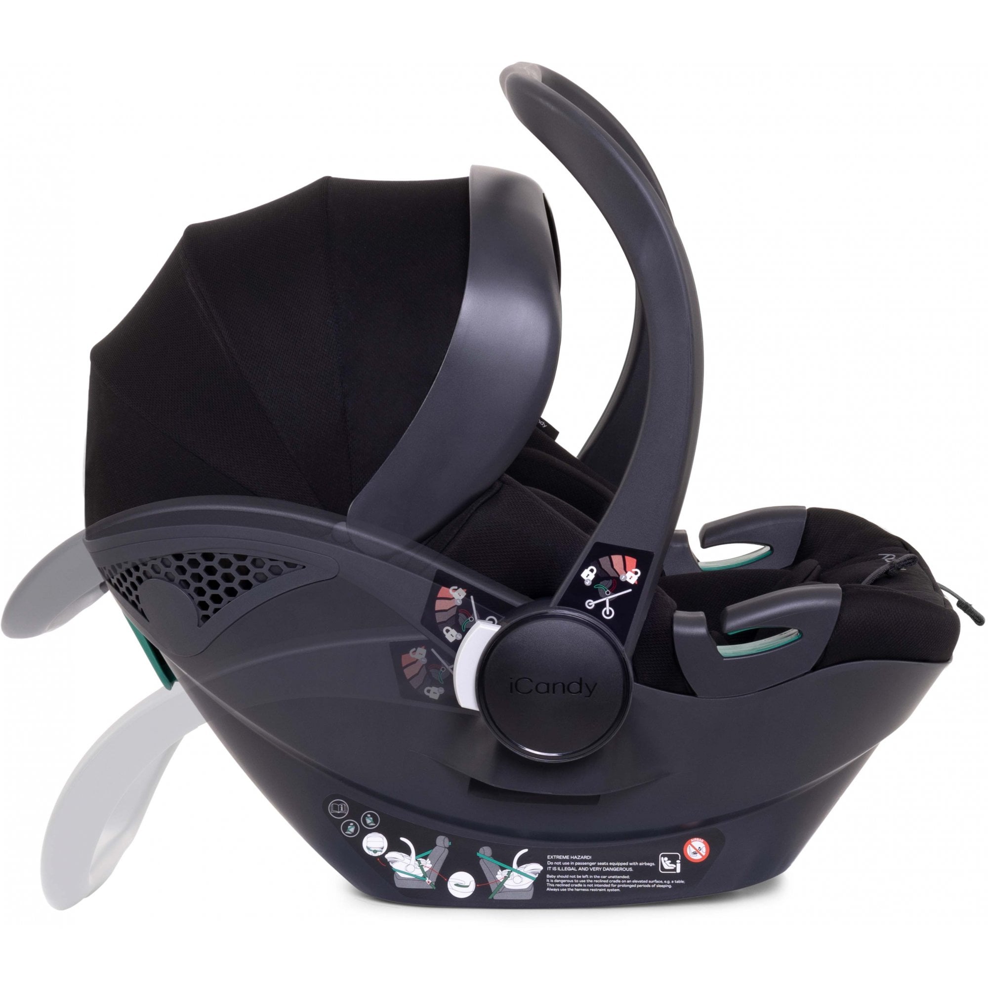 iCandy Cocoon Car Seat & Isofix Base Black