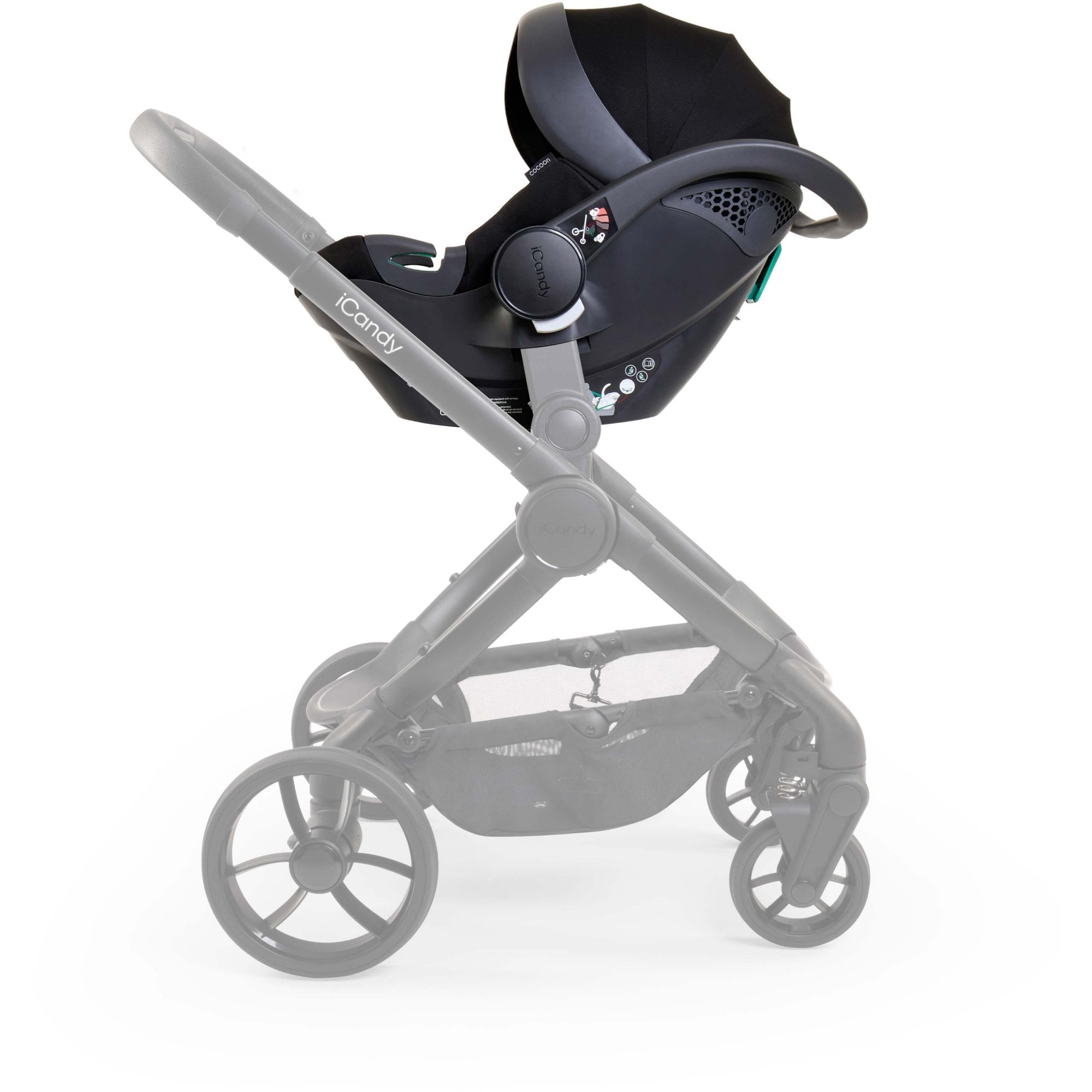 iCandy Cocoon Car Seat & Isofix Base Black