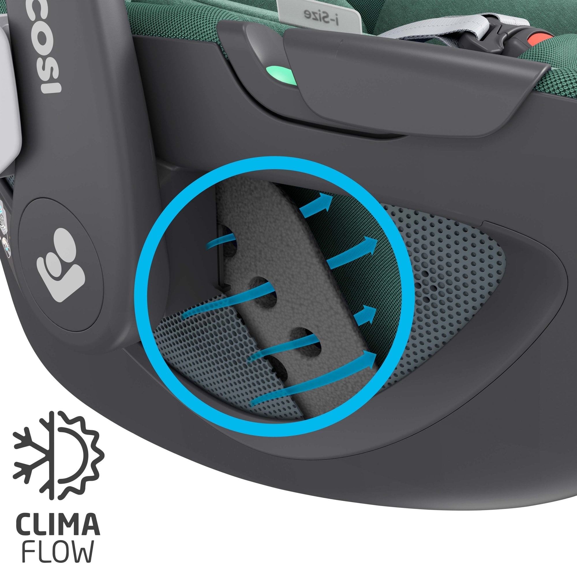 Maxi Cosi Pebble 360 i-Size Infant Carrier Essential Green