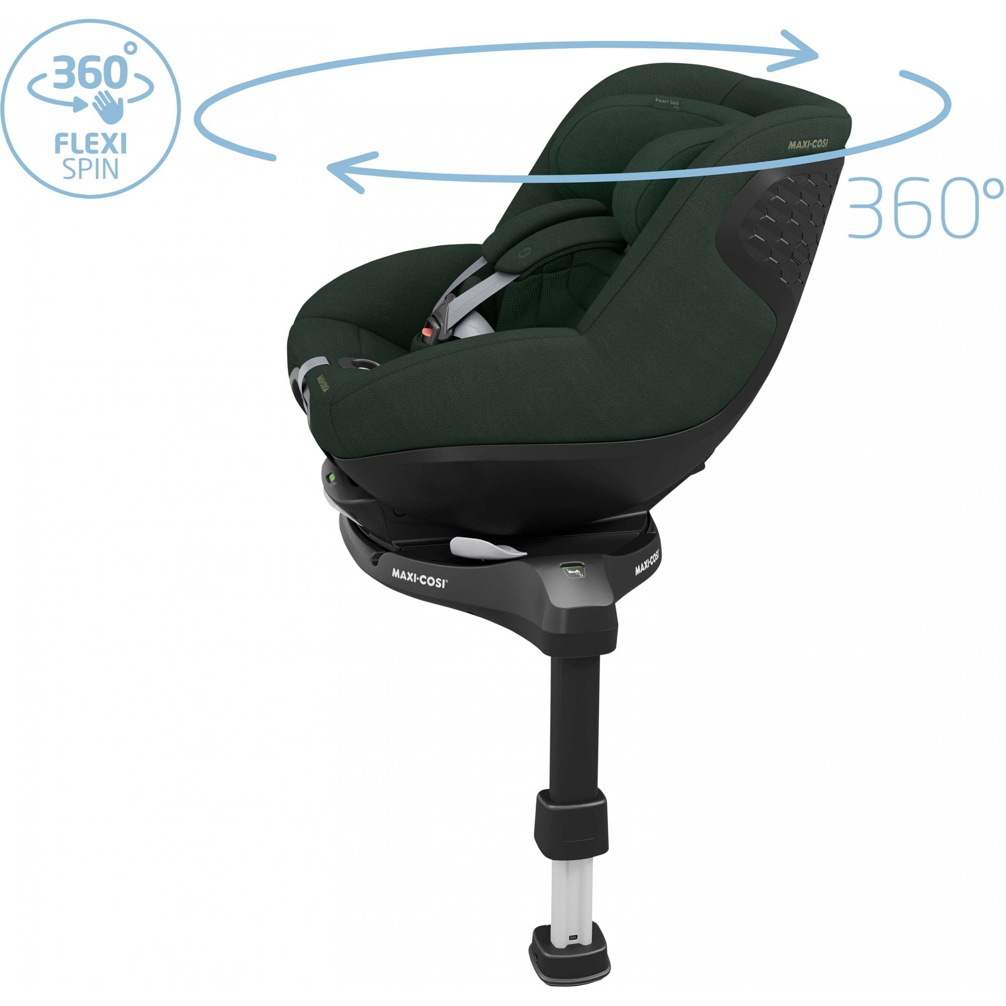 Maxi Cosi Pearl 360 Pro i-Size Toddler Car Seat Authentic Green