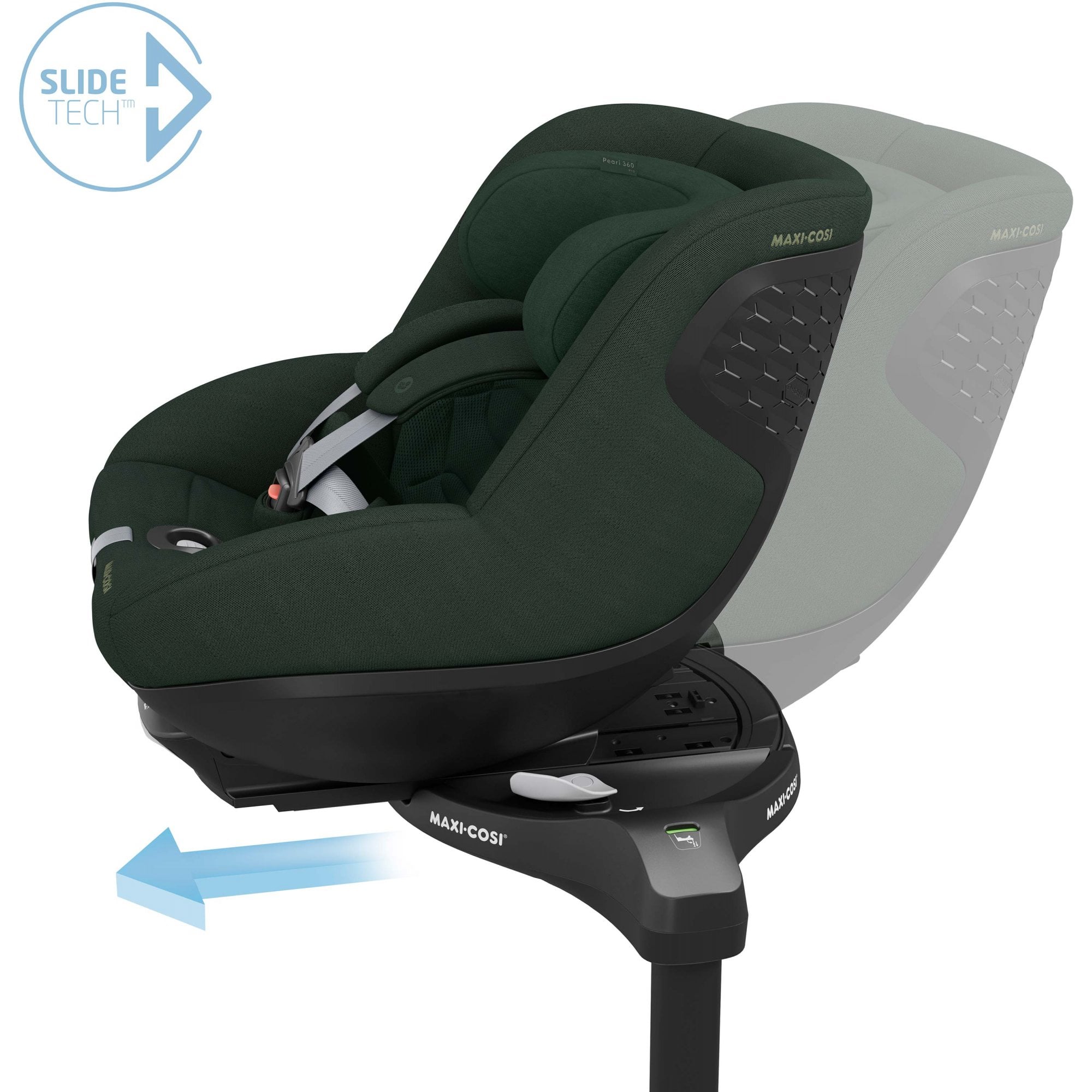 Maxi Cosi Pearl 360 Pro i-Size Toddler Car Seat Authentic Green