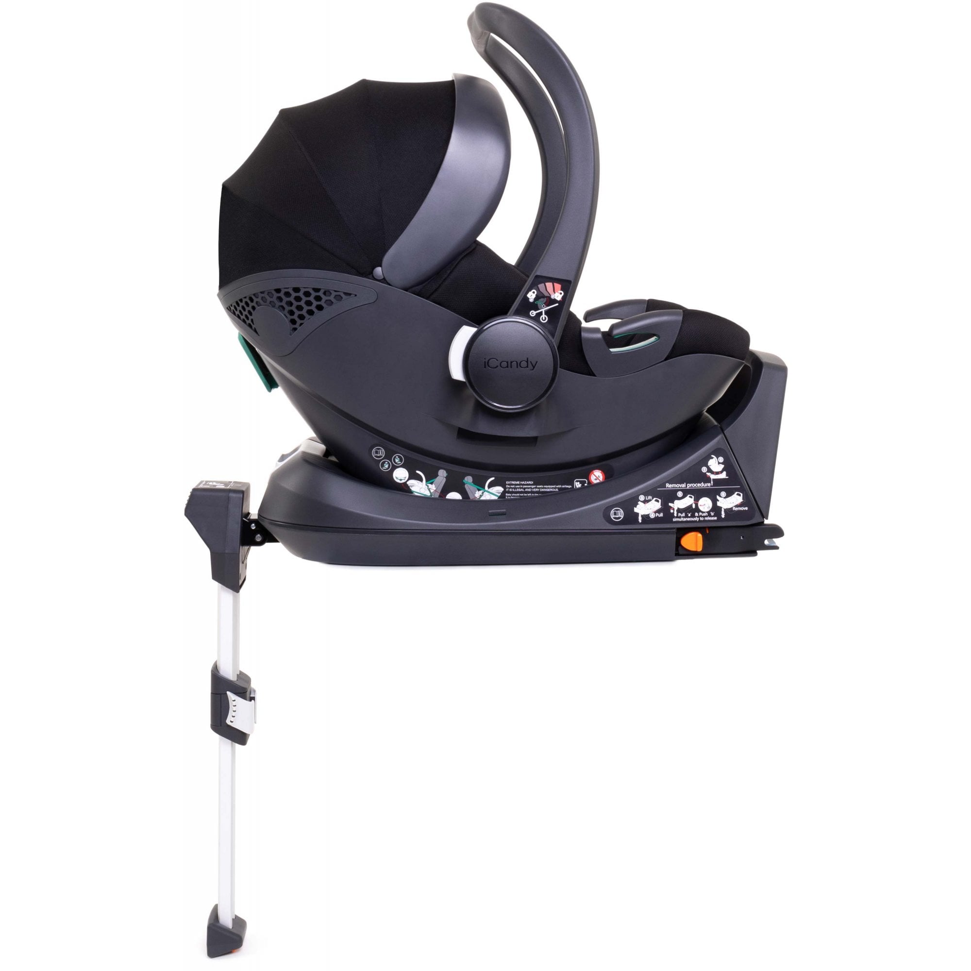 iCandy Peach 7 Complete Bundle Phantom / Truffle + Cocoon & Base