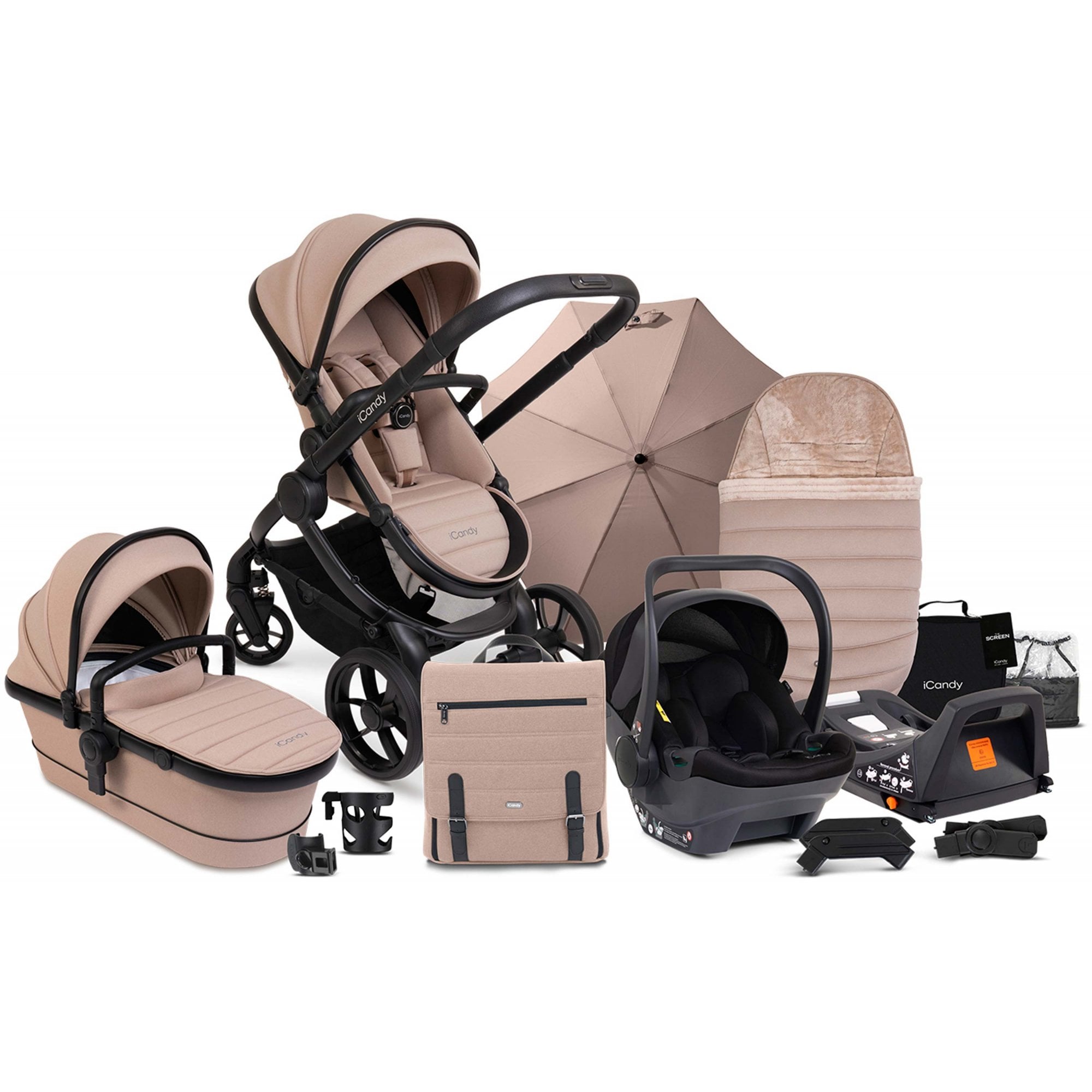 iCandy Peach 7 Complete Bundle Cookie + Cocoon & Base