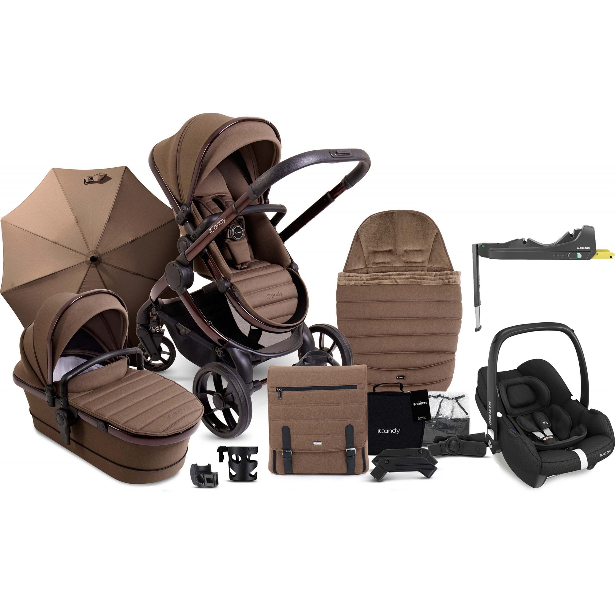 iCandy Peach 7 Editions Complete Bundle Coco + Cabriofix & Base