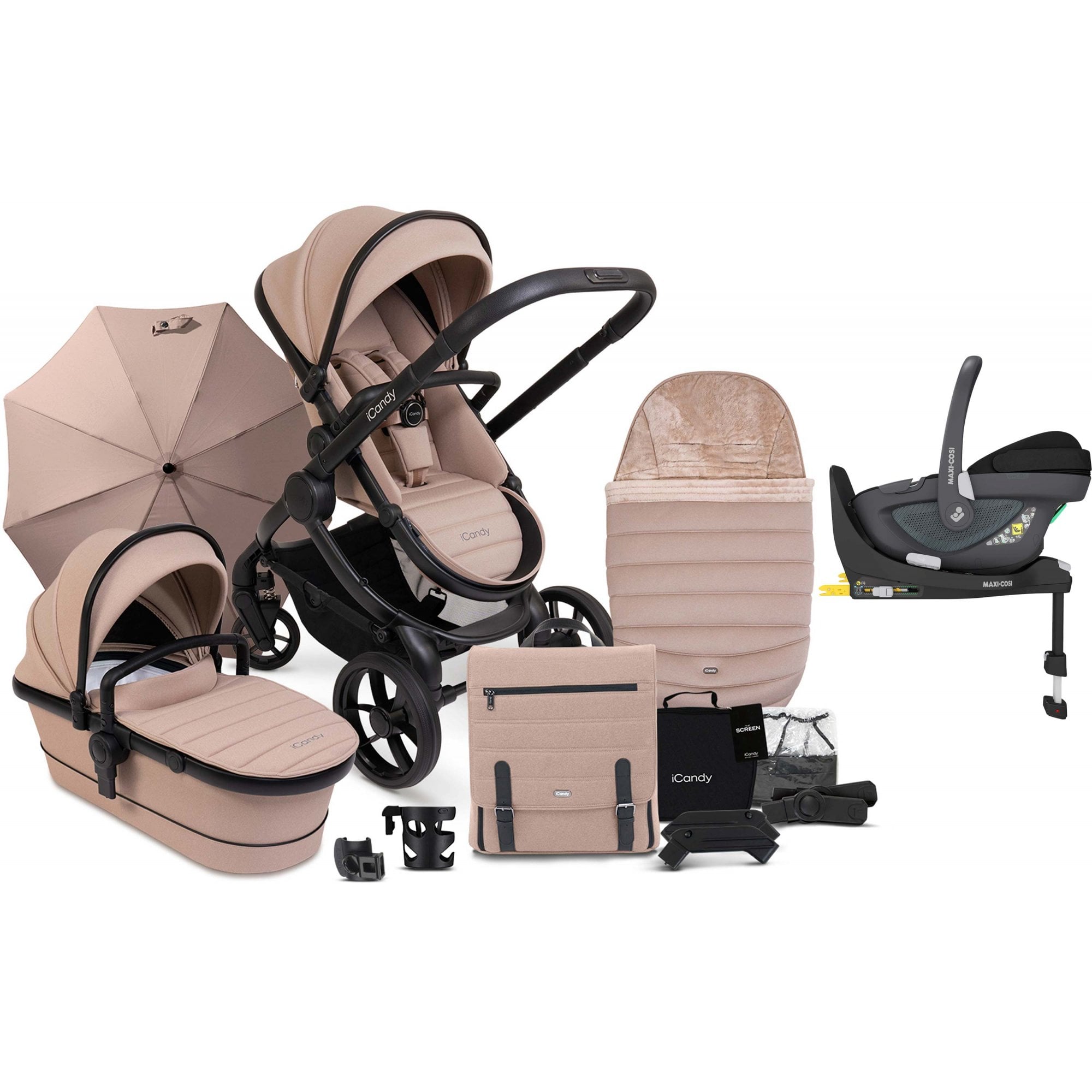 iCandy Peach 7 Complete Bundle Cookie + Pebble 360 Pro 2 & Base