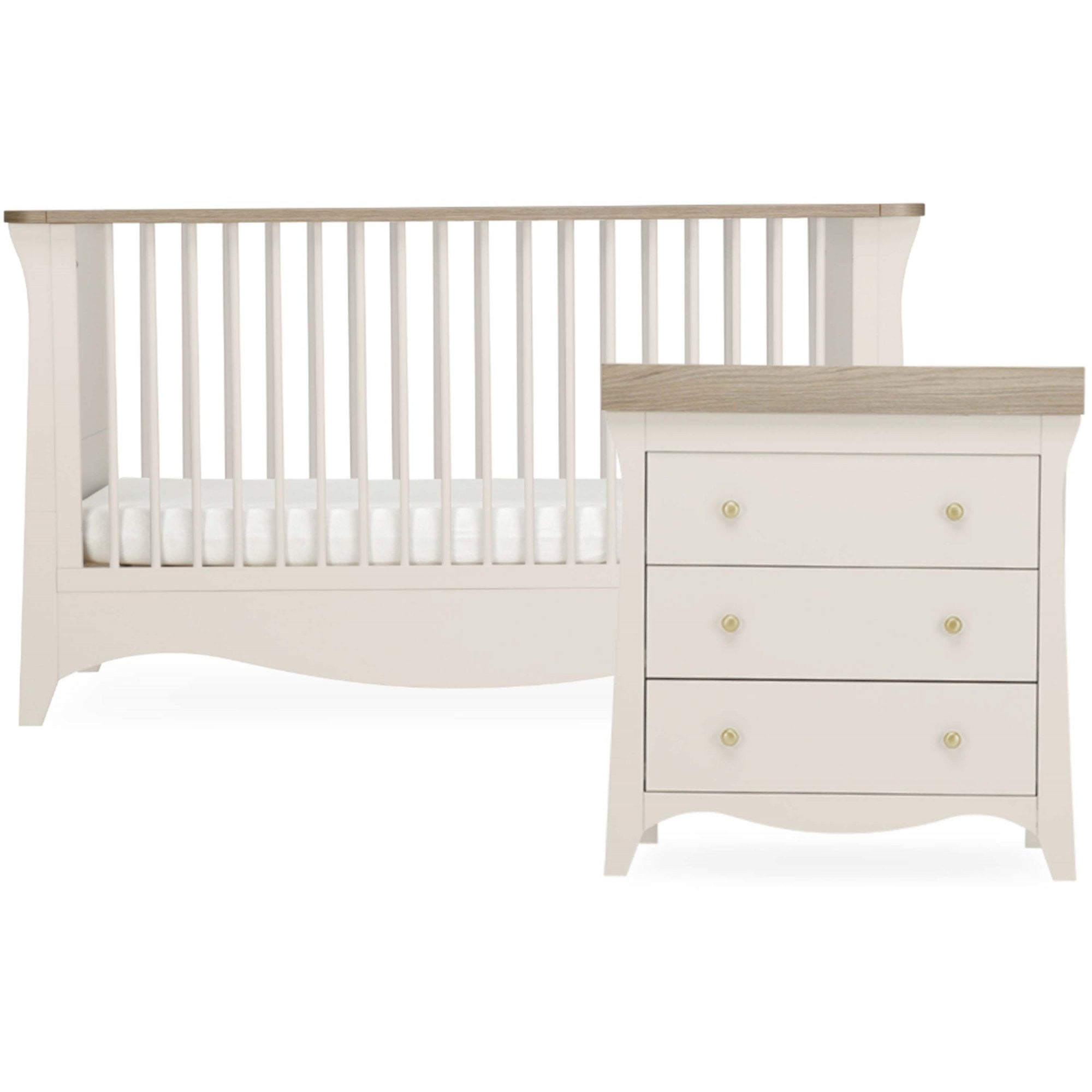 CuddleCo Clara 2 Piece Nursery Set Cashmere