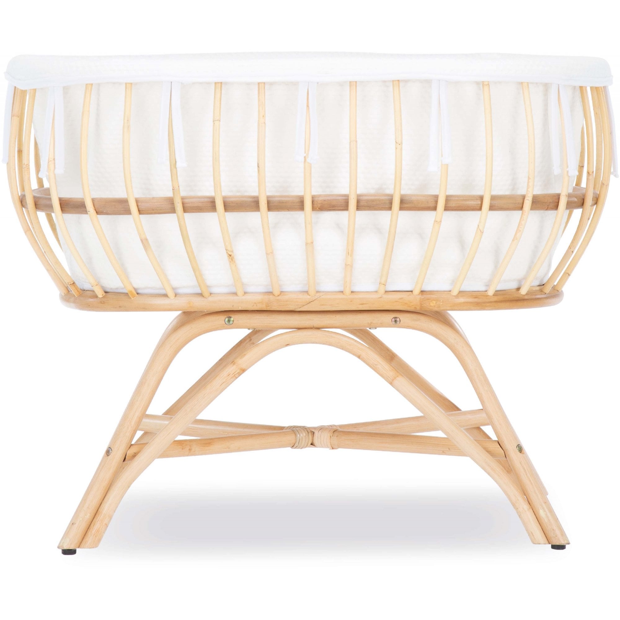 CuddleCo Aria Wave Crib - Rattan
