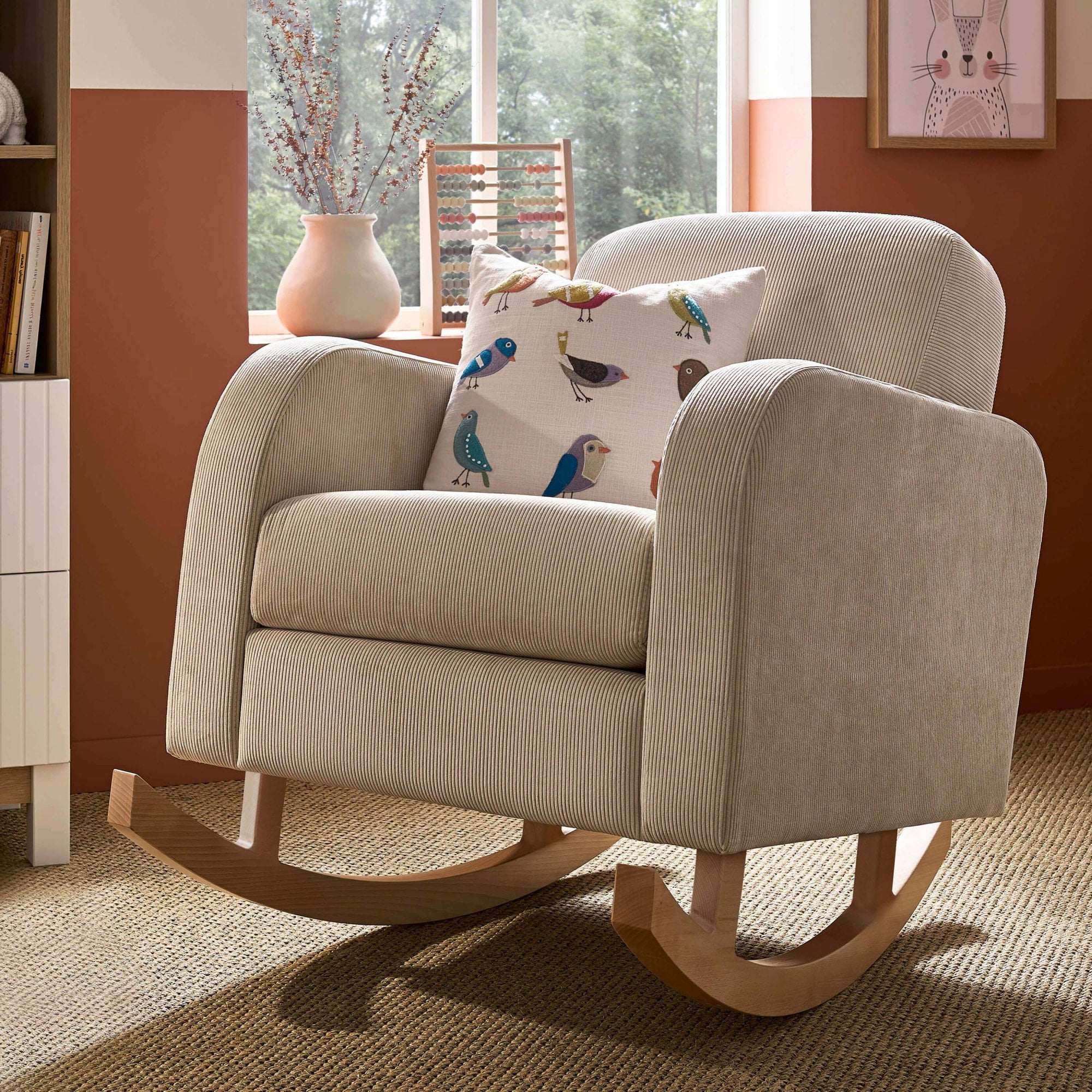 CuddleCo Etta Nursing Chair Sand Corduroy