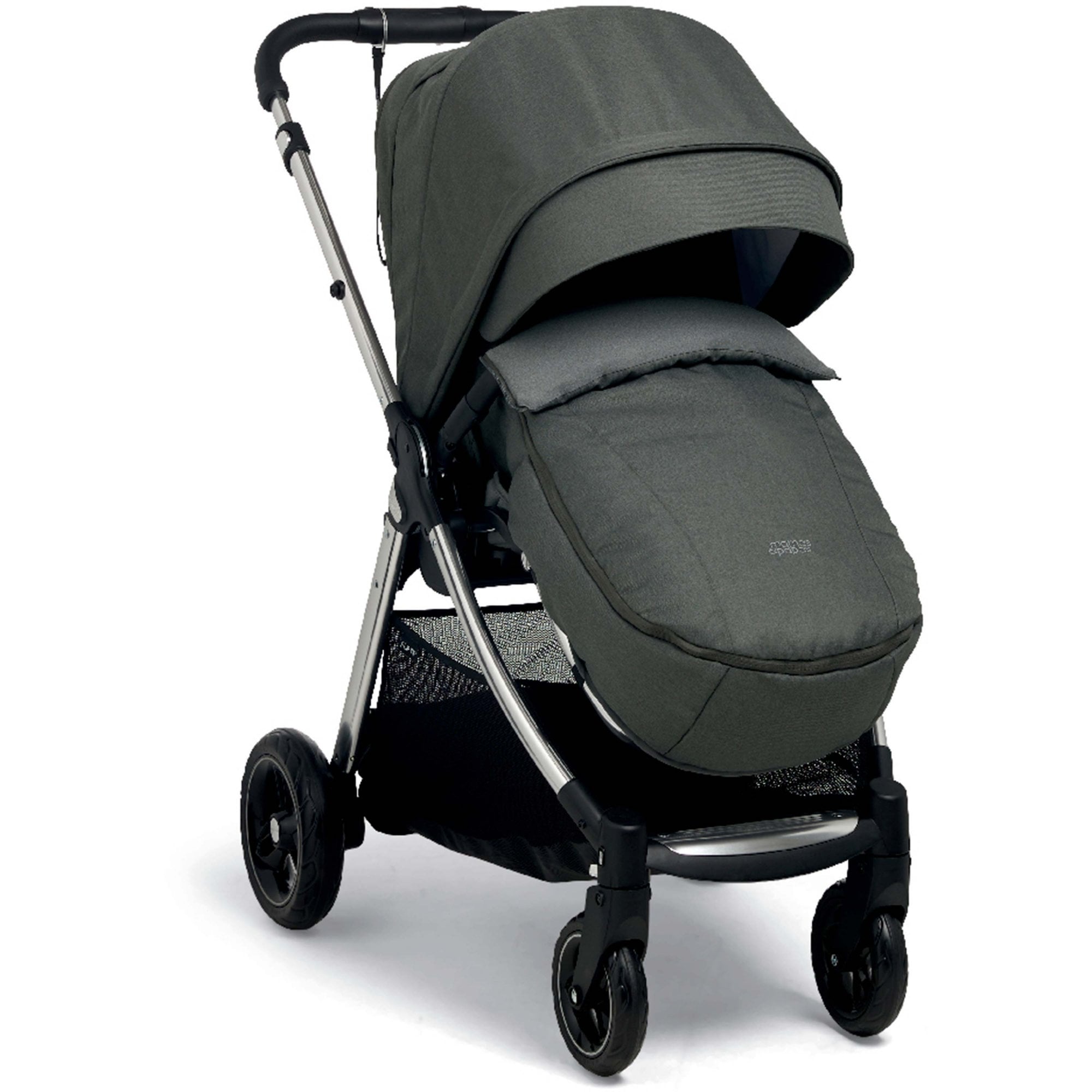 Mamas & Papas Flip XT3 Essential Bundle Harbour Grey + Cabriofix I-Size Car Seat + Base